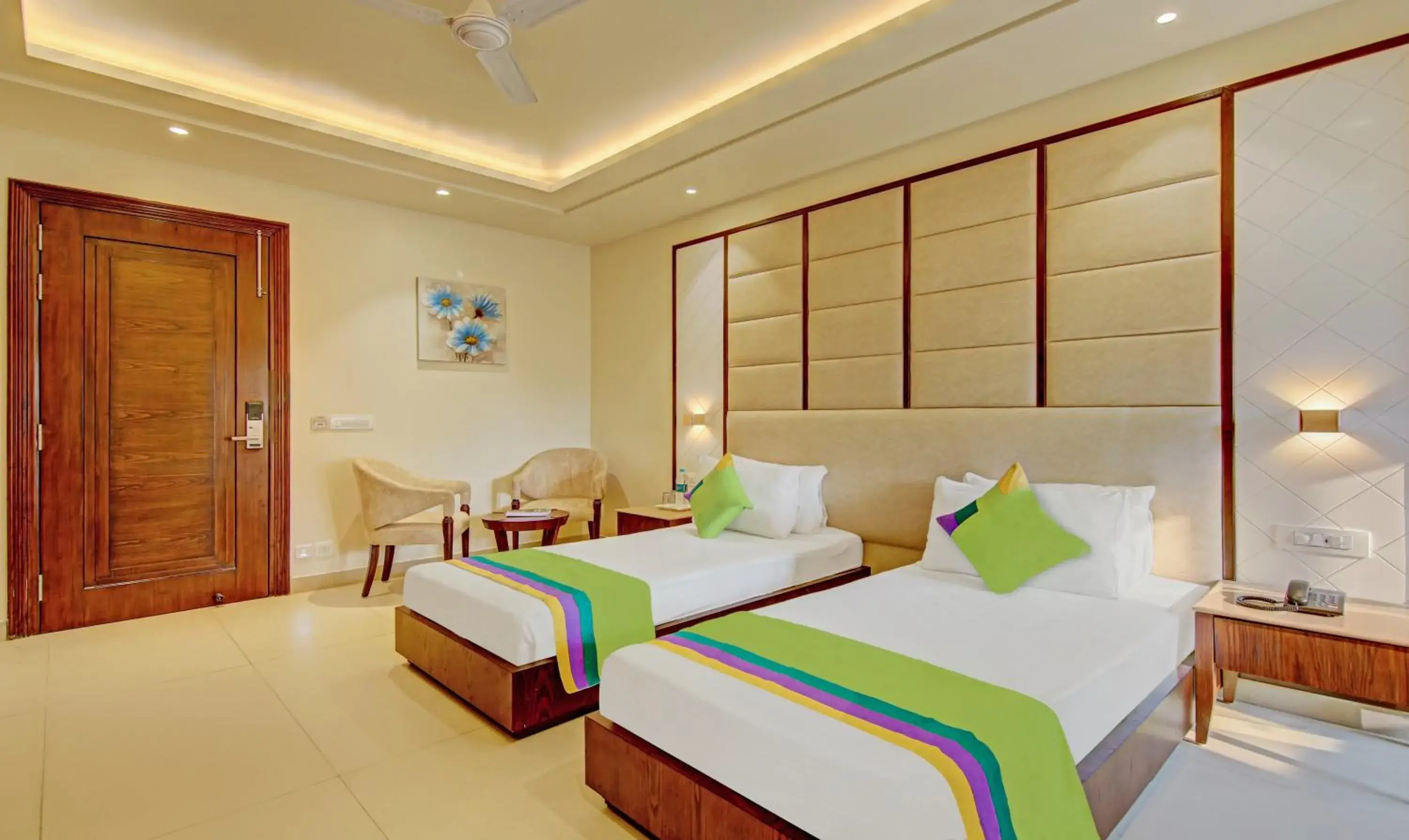 Bedroom, Bed in Treebo Premium Relax Inn Patel Nagar Bedroom, Bed in Treebo Premium Relax Inn Patel Nagar