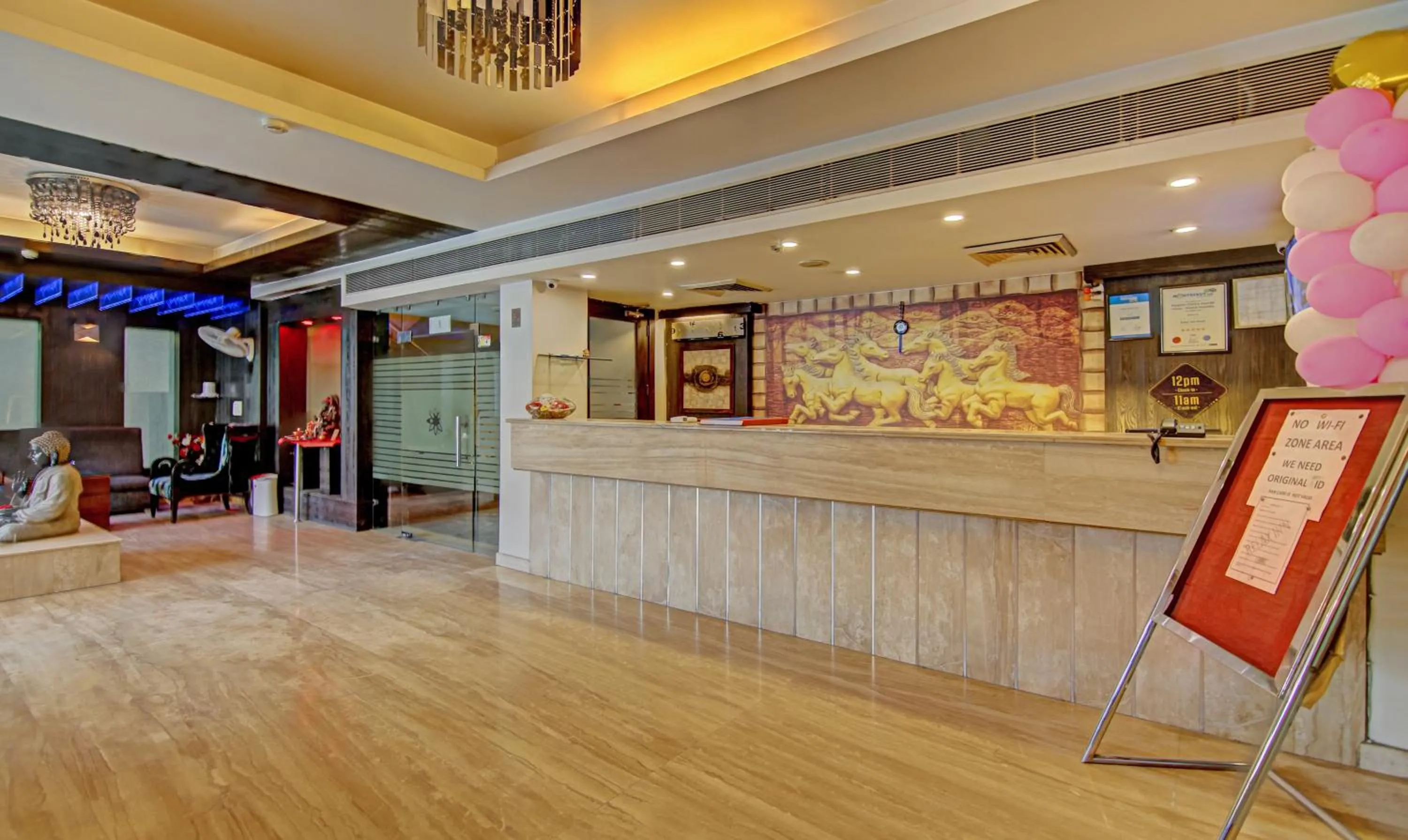 Lobby or reception in Treebo Premium Relax Inn Patel Nagar