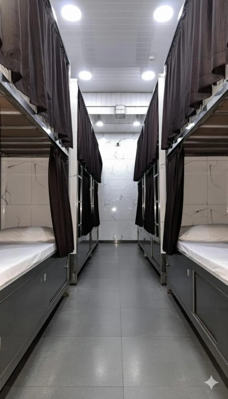 Bed in Aman palace hotel