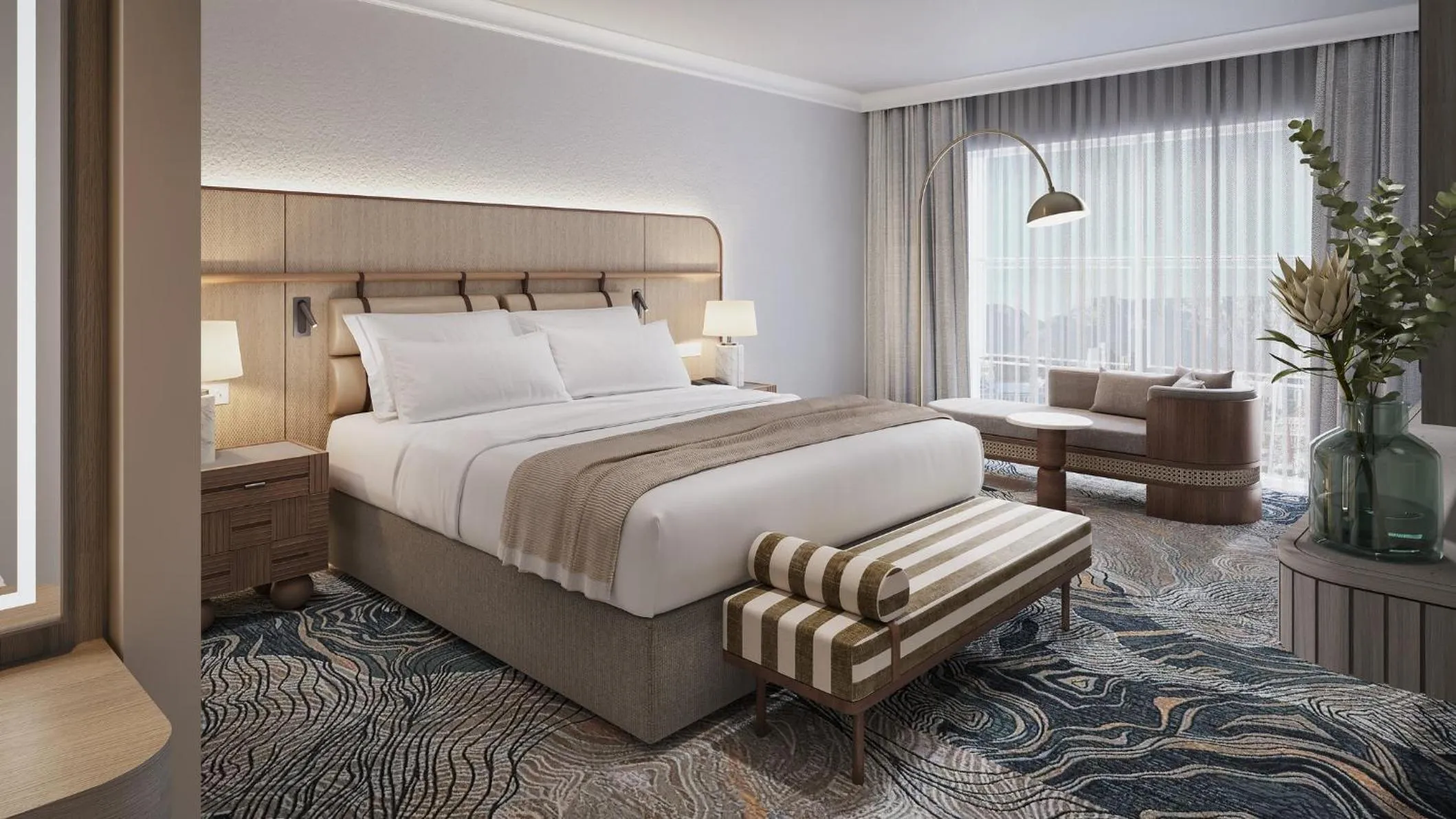 Photo of the whole room, Bed in InterContinental Table Bay Cape Town by IHG