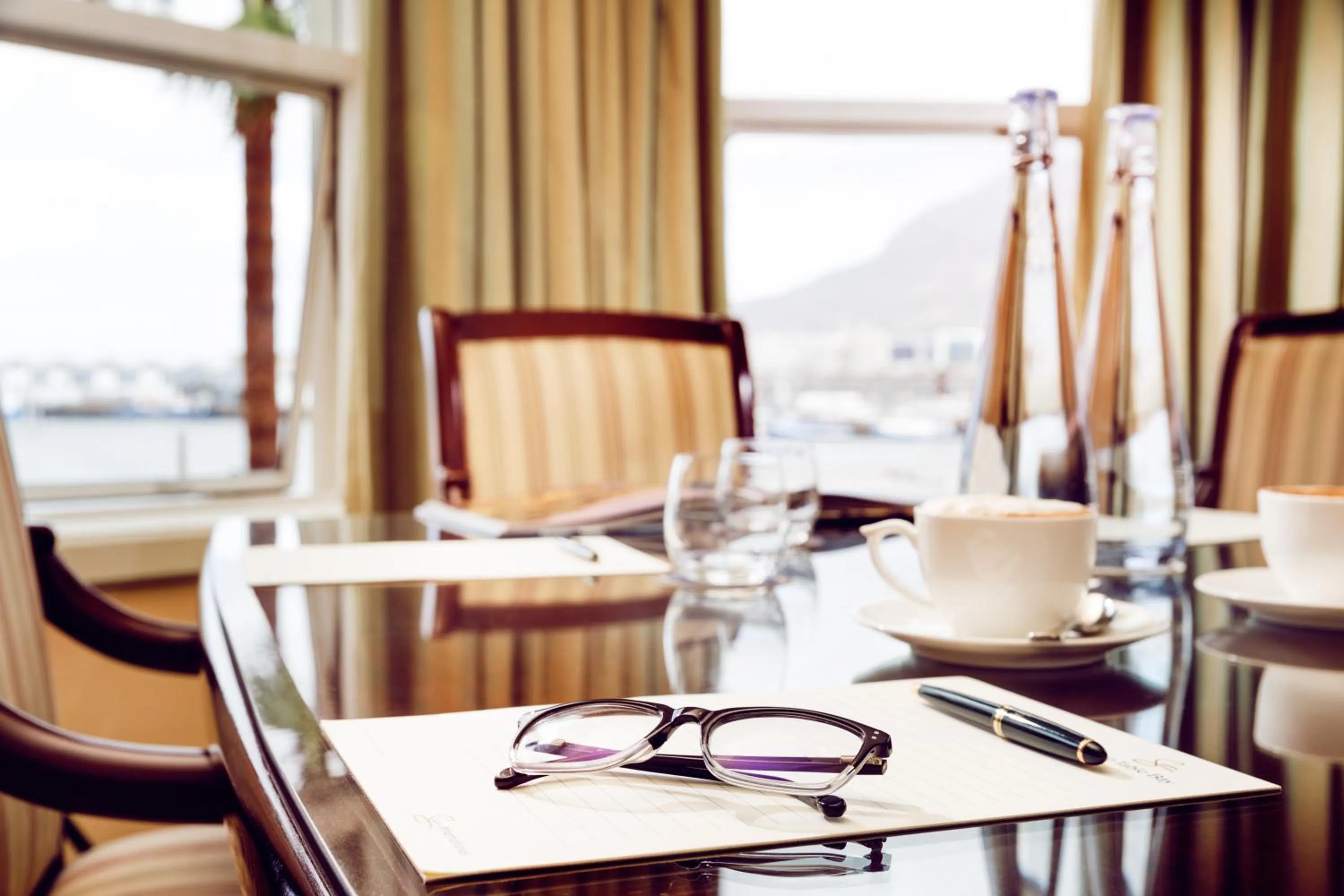 On site in The Table Bay Hotel