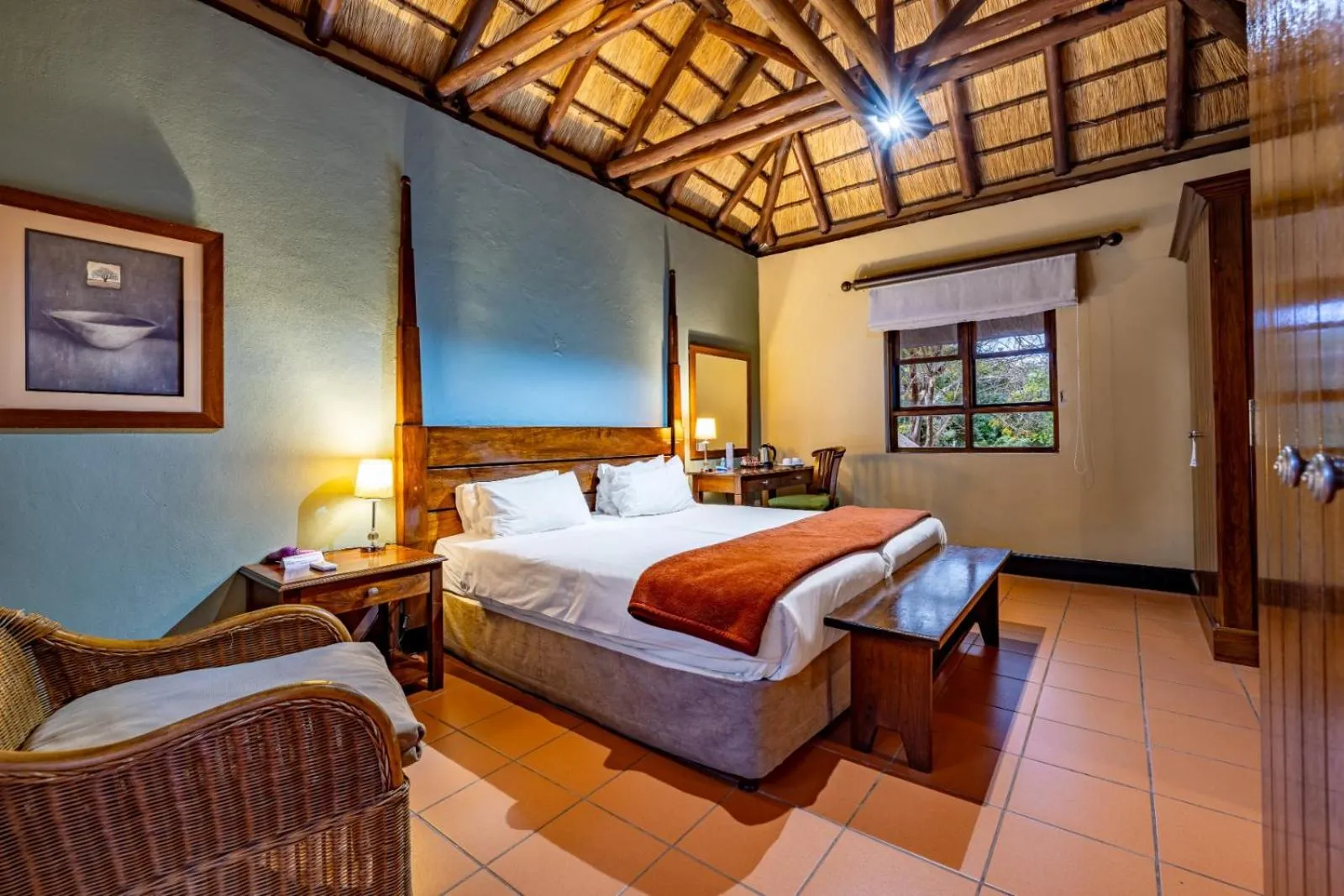Bed in Pestana Kruger Lodge