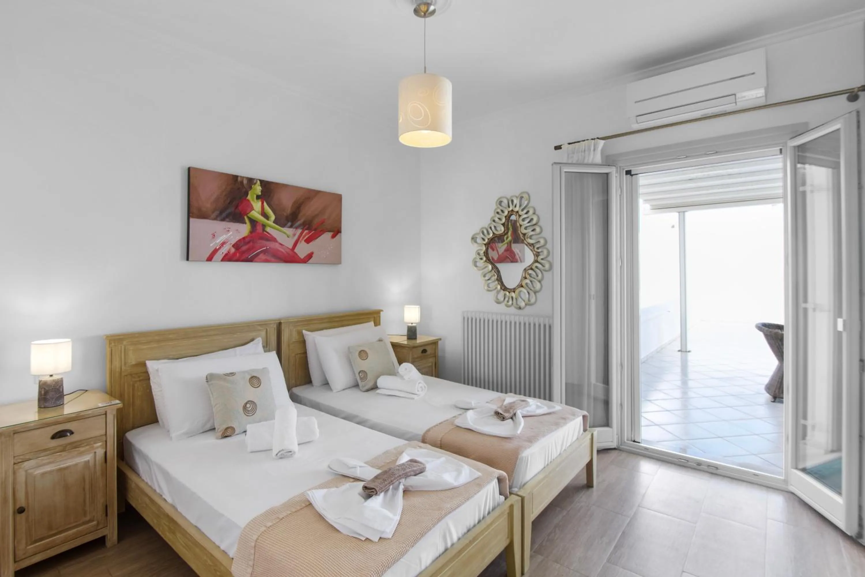 Photo of the whole room, Bed in Panos Apartment Naousa