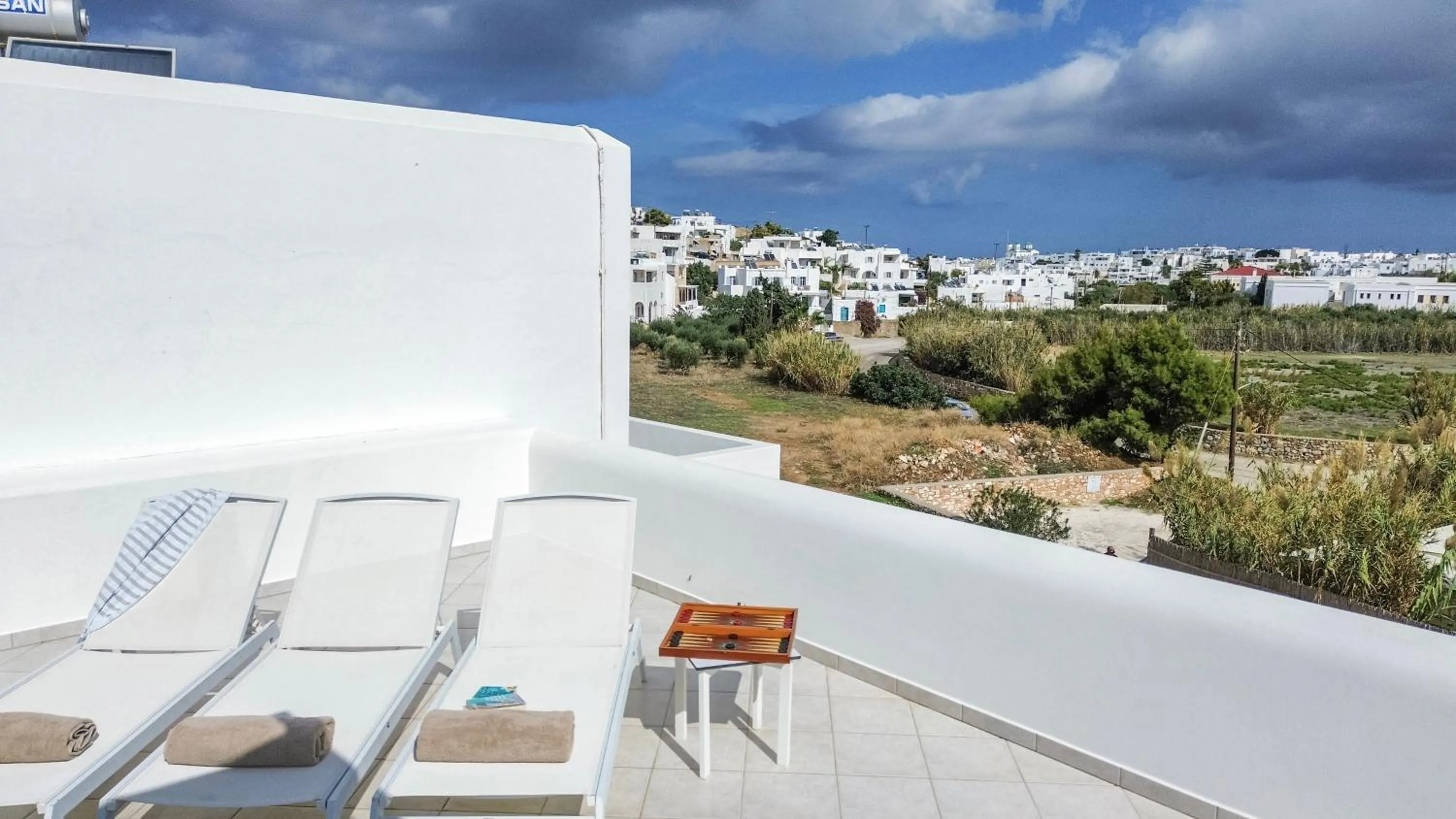 sunbed in Panos Apartment Naousa
