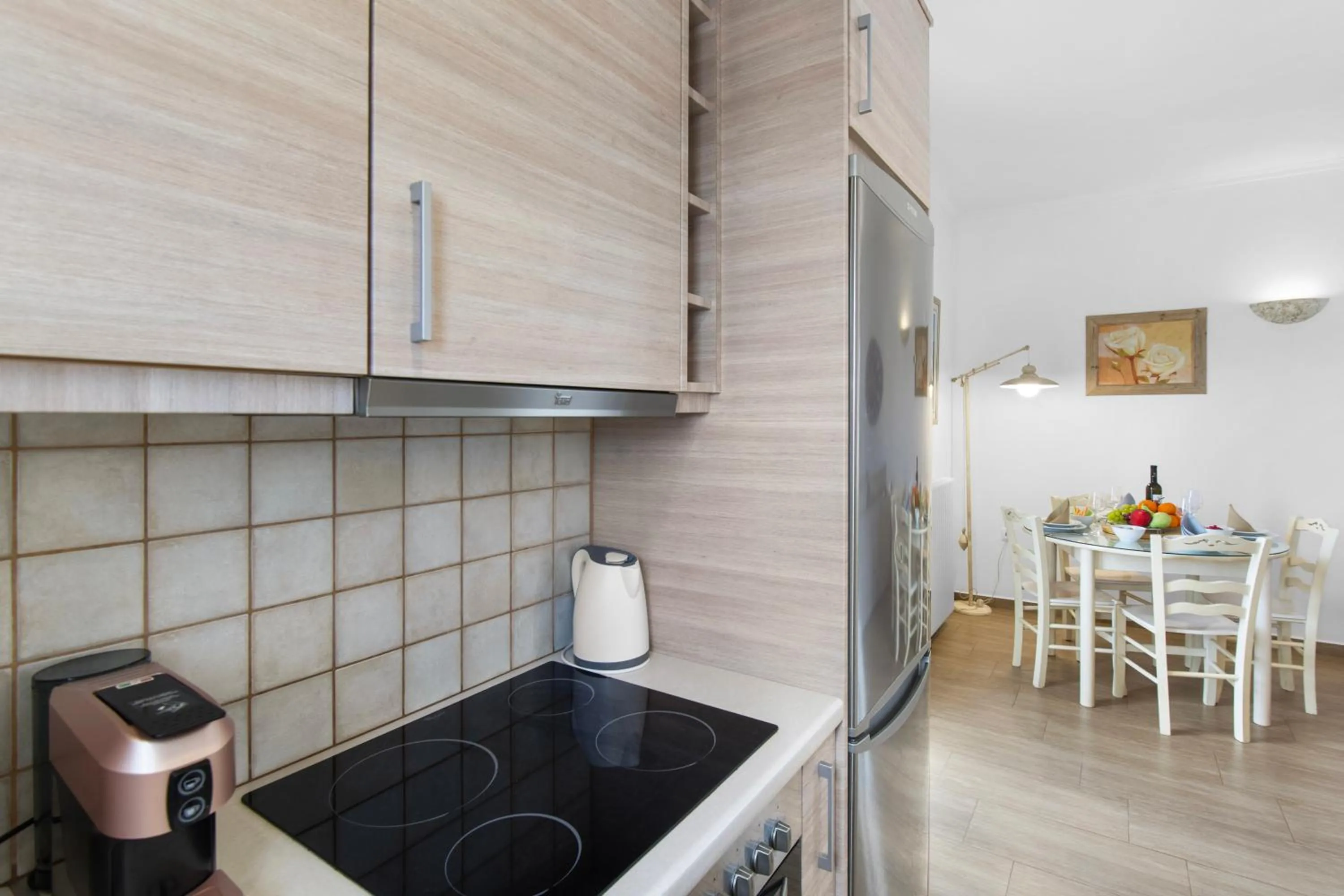kitchen in Panos Apartment Naousa
