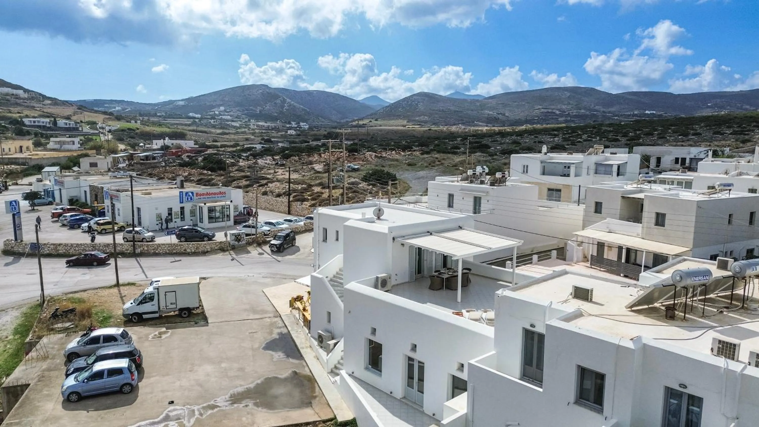 Property building in Panos Apartment Naousa