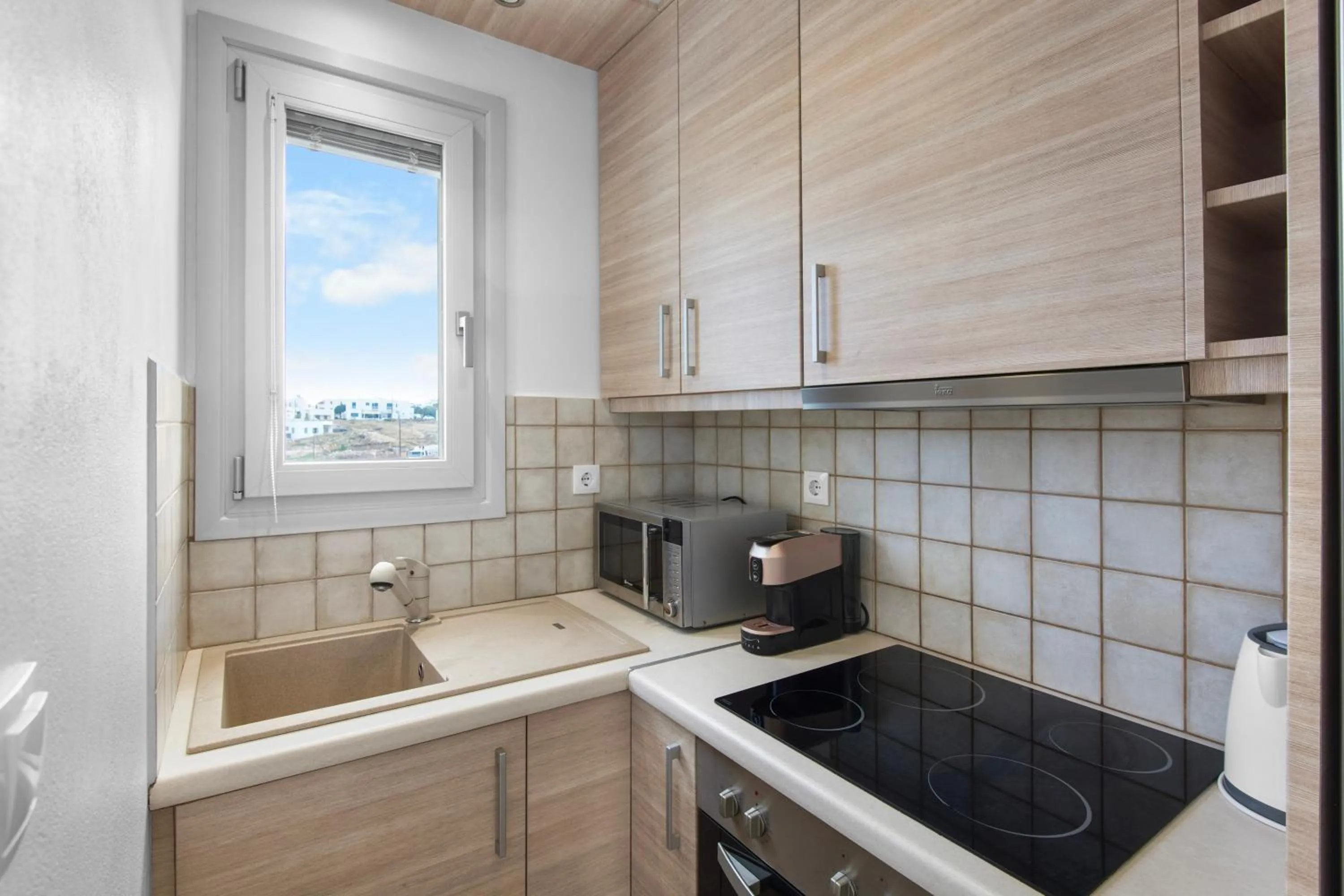 kitchen in Panos Apartment Naousa
