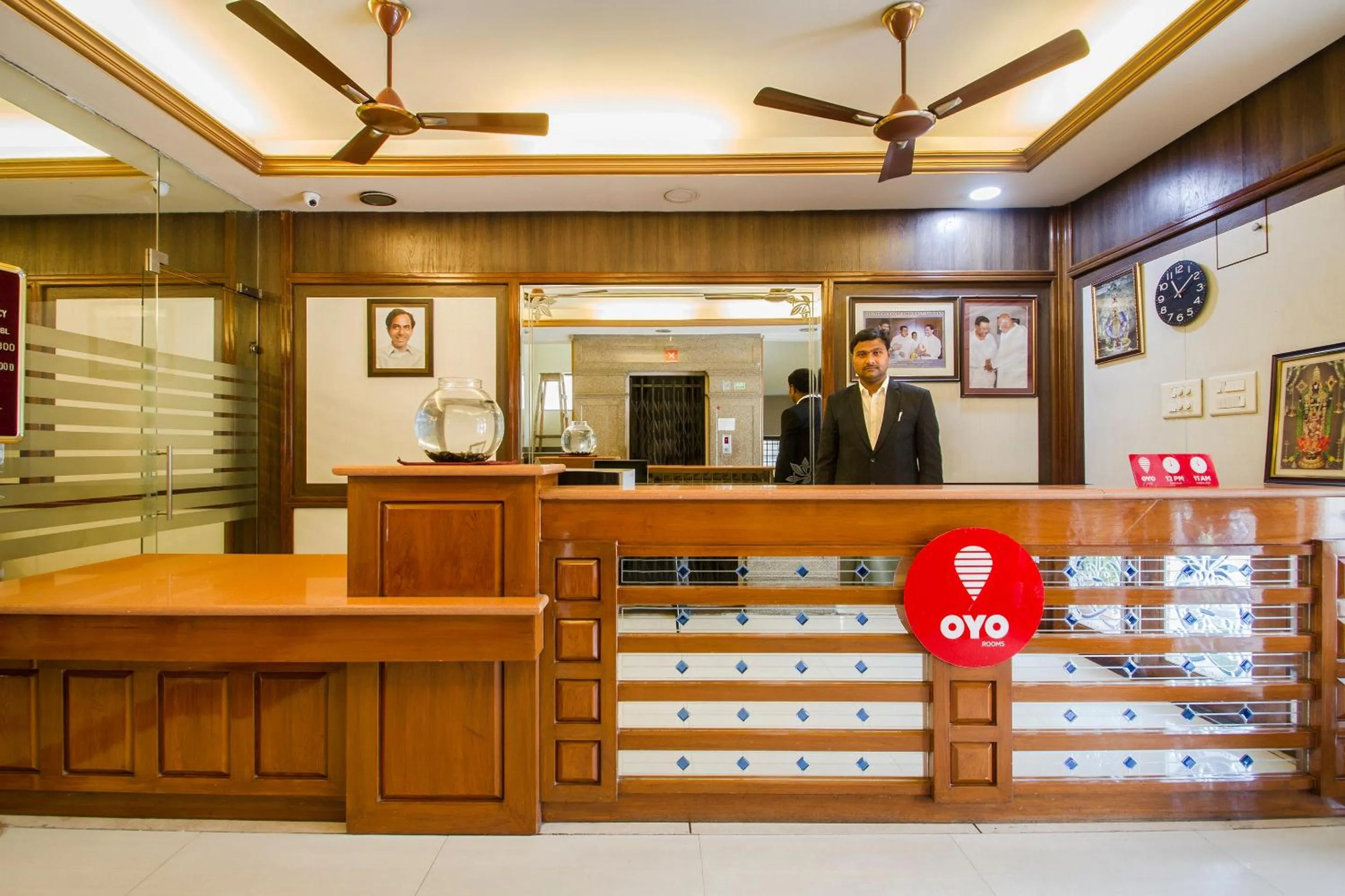 Lobby or reception in Hotel O Surya Residency