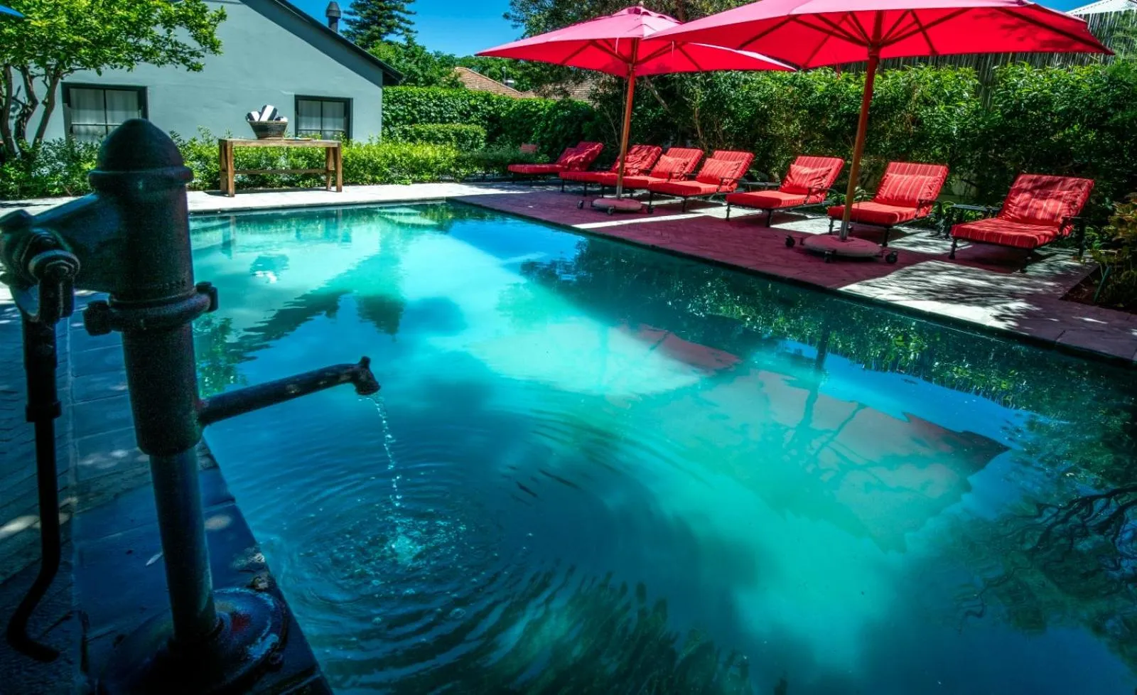 Pool view in La Fontaine Boutique Hotel by The Oyster Collection