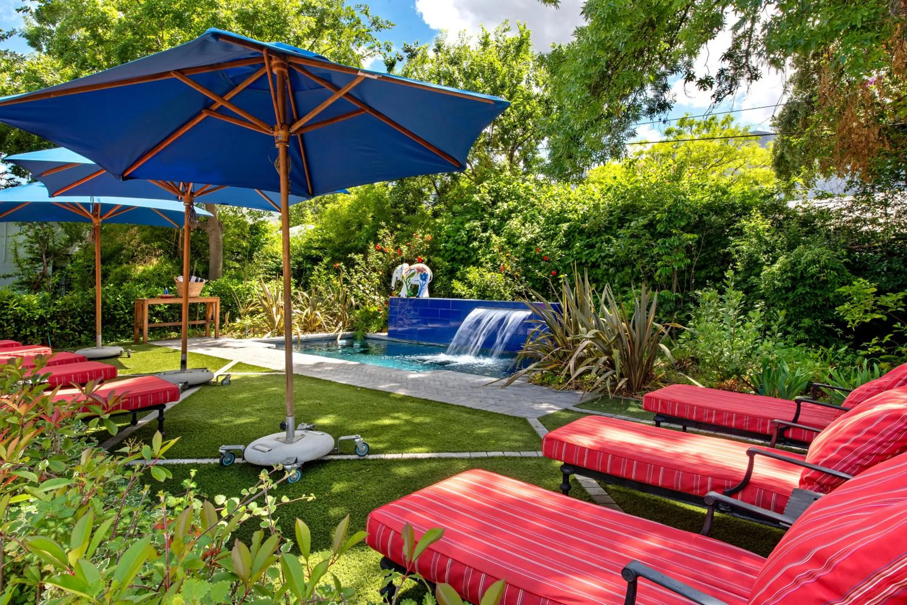 Garden in La Fontaine Boutique Hotel by The Oyster Collection