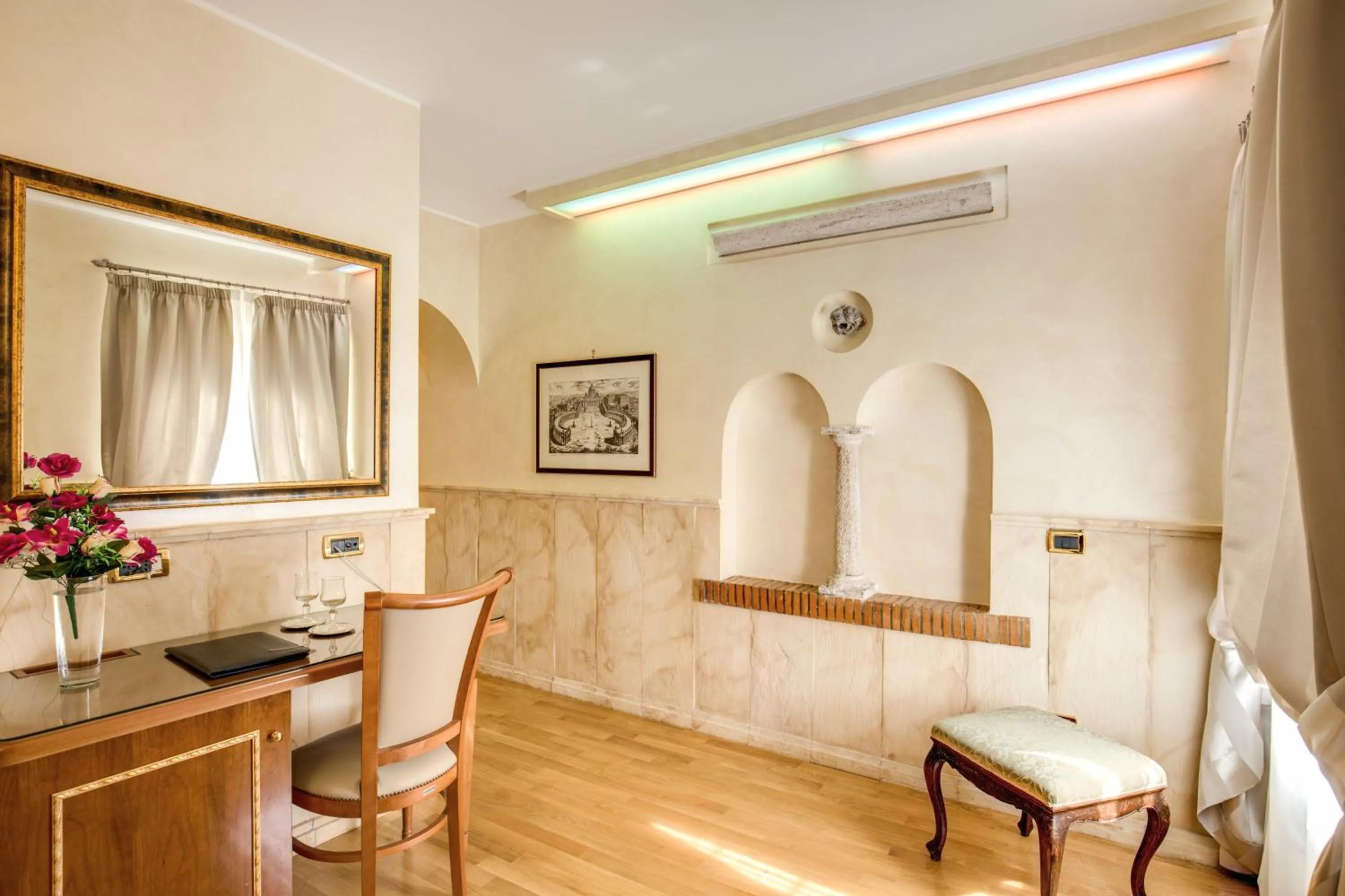 Seating area in Pantheon Rooms
