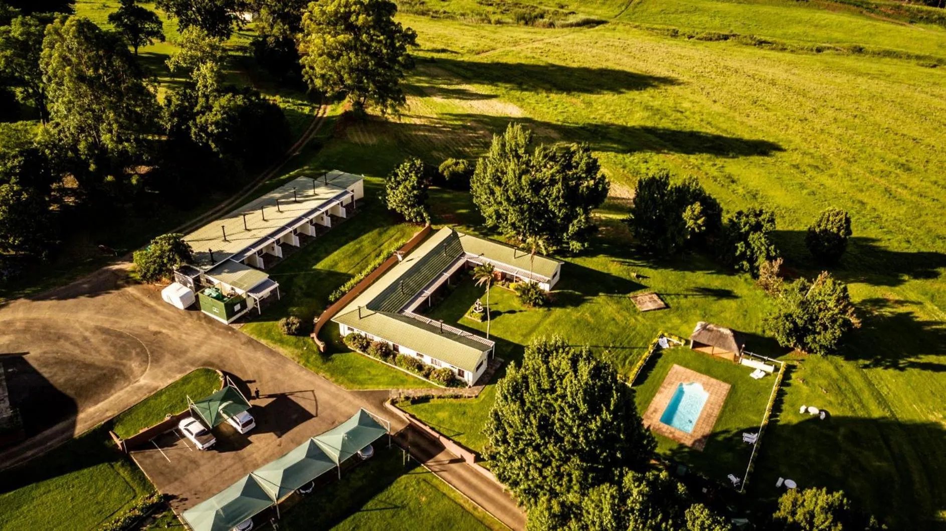 Bird's eye view in St Ives Lodge