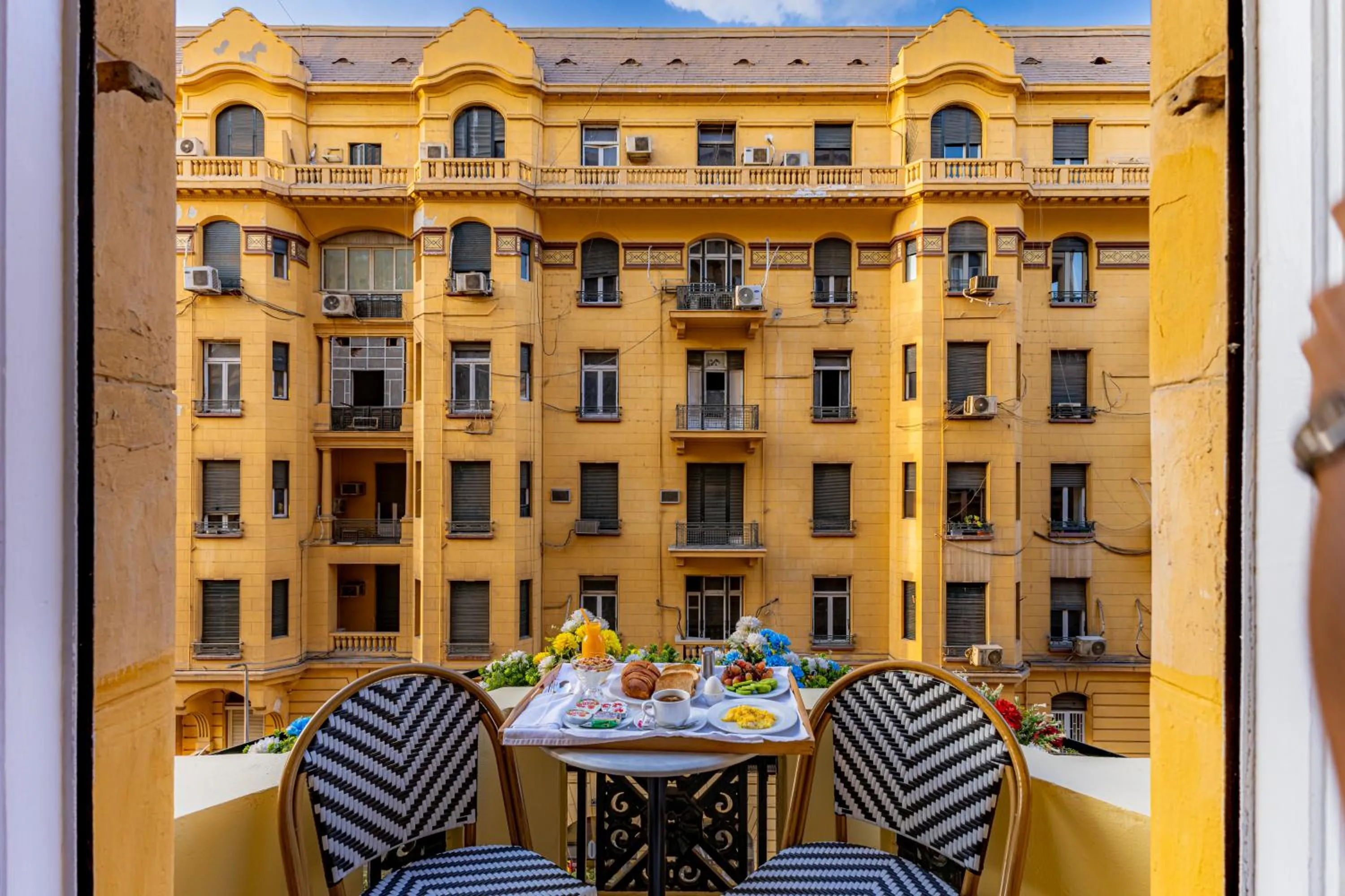 Balcony/Terrace in Cairo Inn The Royal