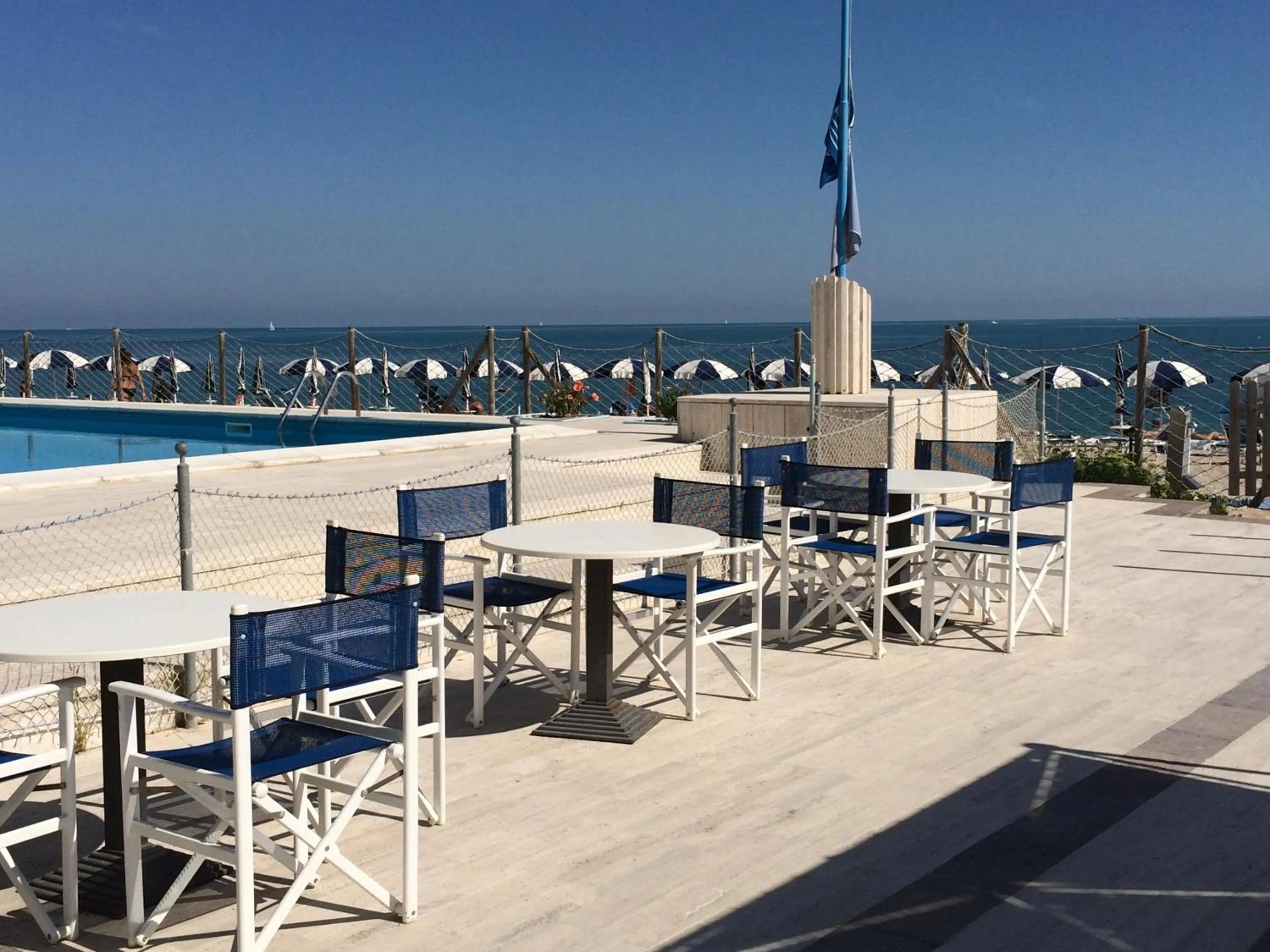 Patio in Hotel Marcelli