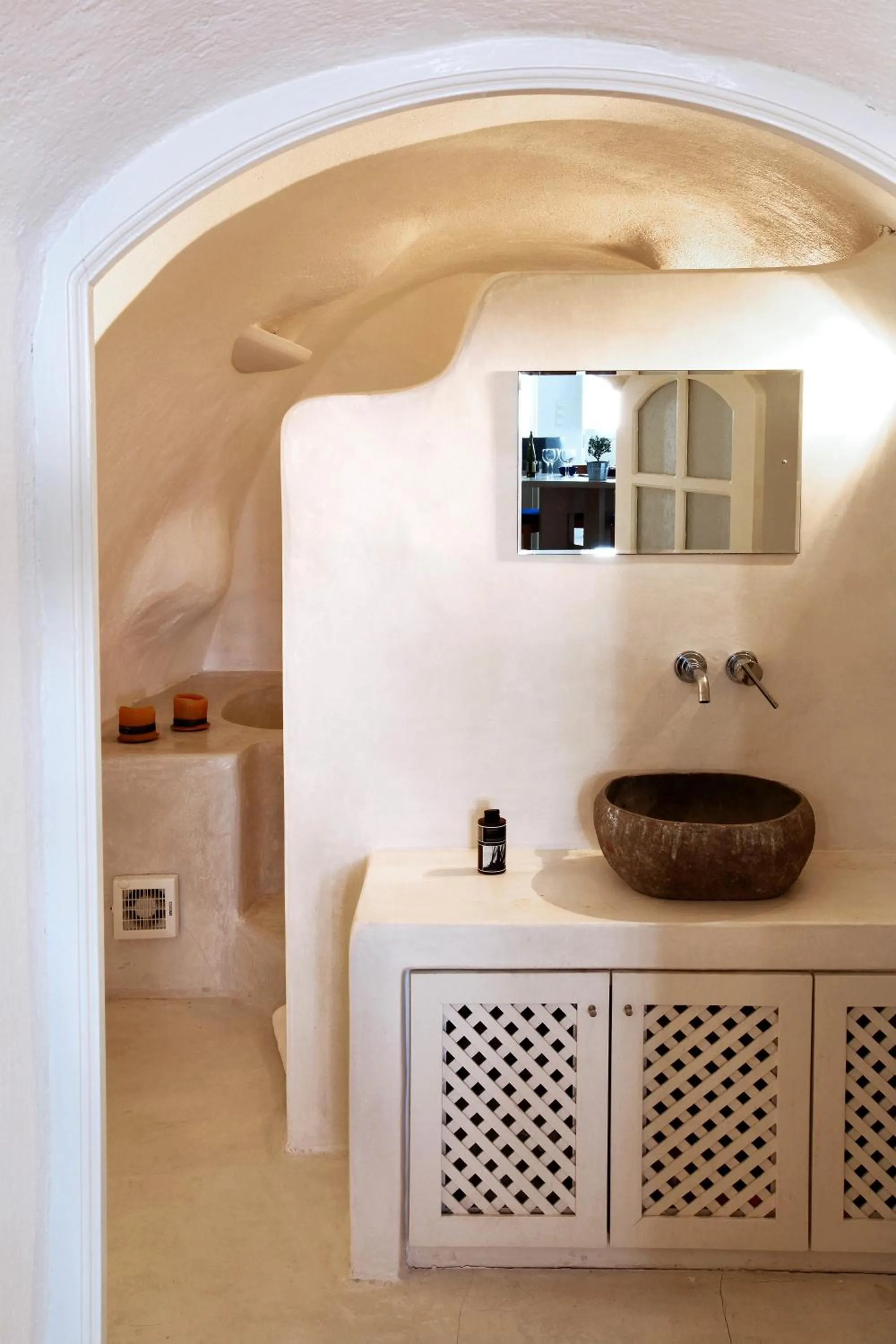 Bathroom in Menias Cave House