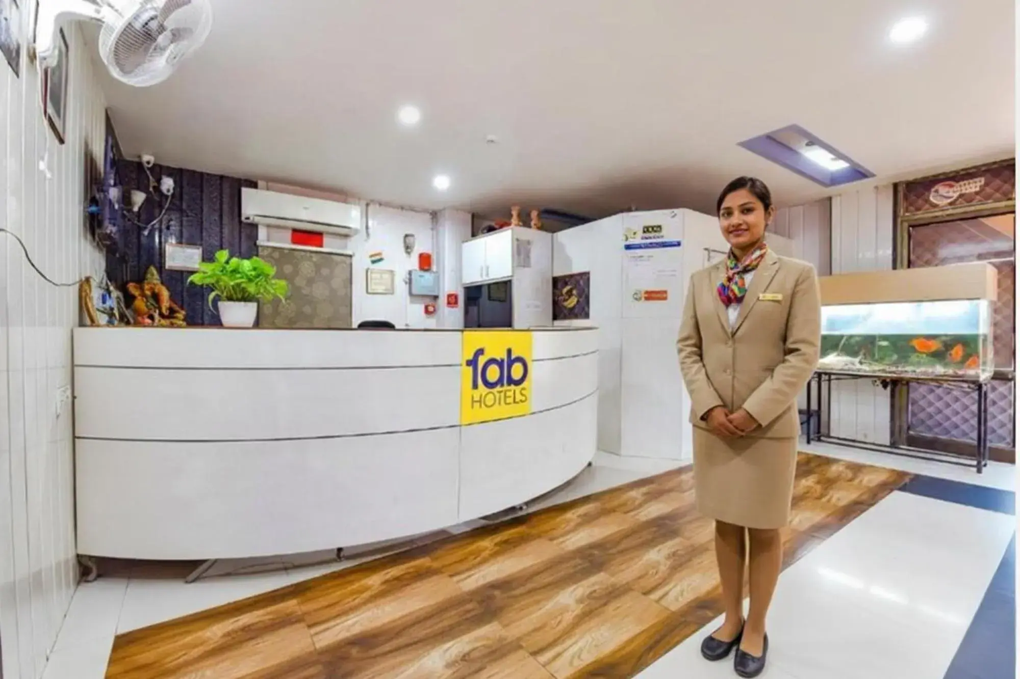 Lobby or reception in FabHotel Fly View Lobby or reception in FabHotel Fly View