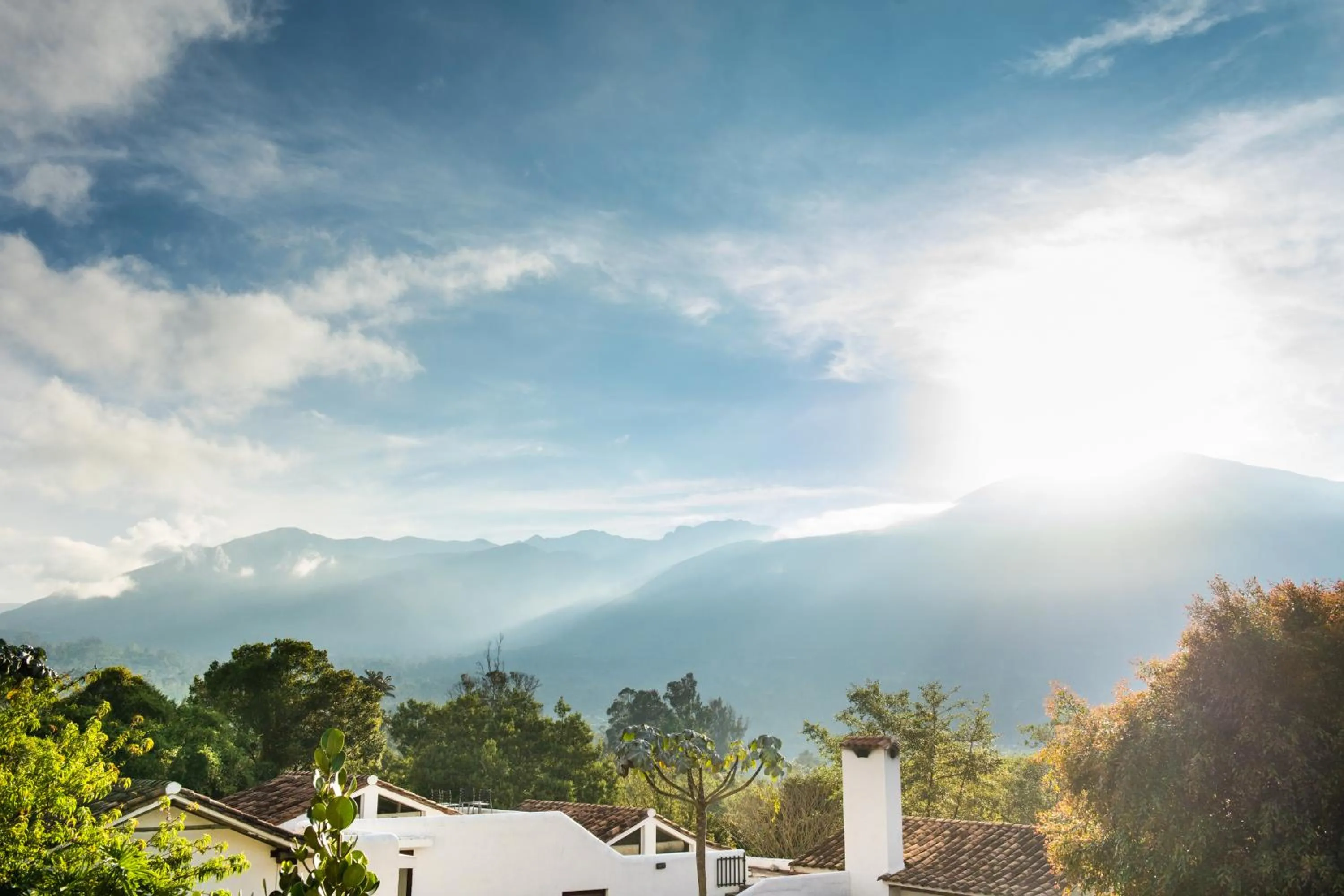 Sunrise in PASSADHI Ayurveda & Yoga Retreat