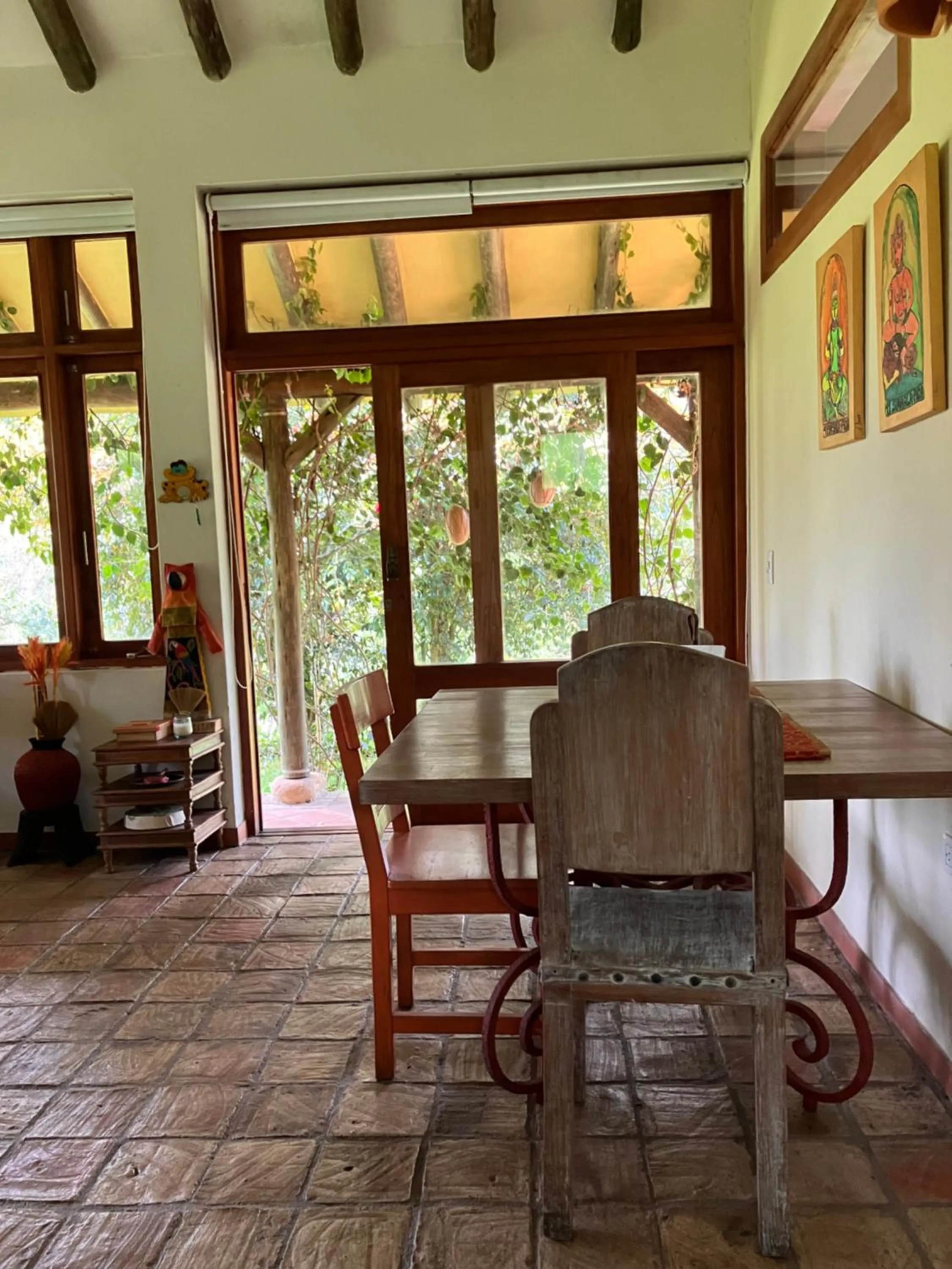 Dining area in PASSADHI Ayurveda & Yoga Retreat