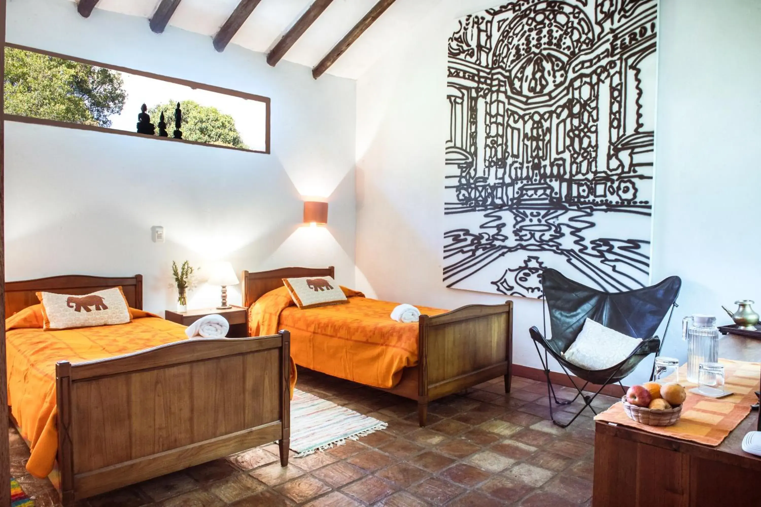 Standard Twin Room with Mountain View in PASSADHI Ayurveda & Yoga Retreat Standard Twin Room with Mountain View in PASSADHI Ayurveda & Yoga Retreat