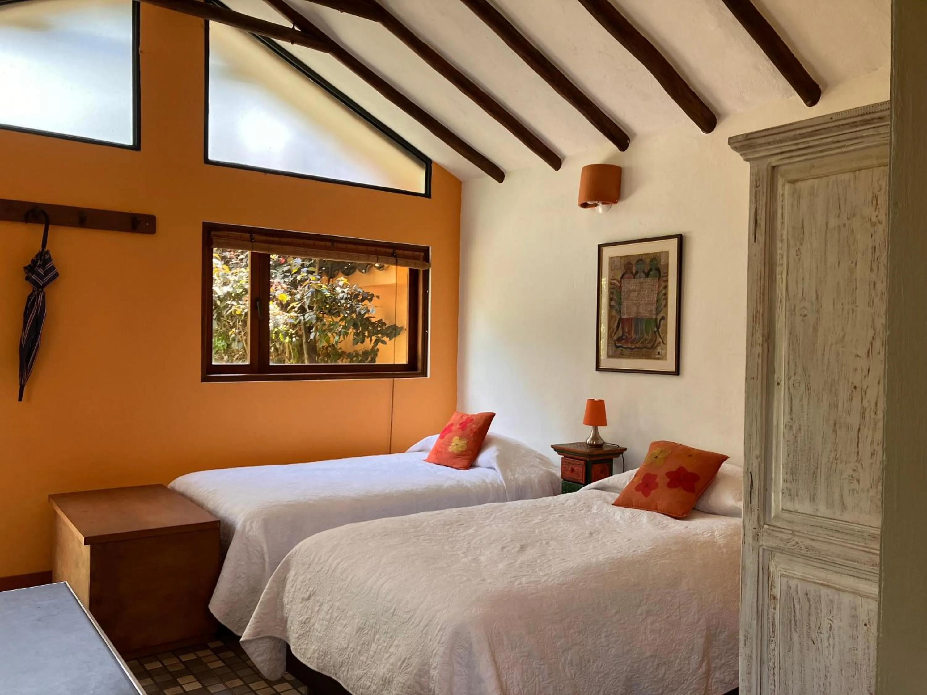 Bedroom, Bed in PASSADHI Ayurveda & Yoga Retreat