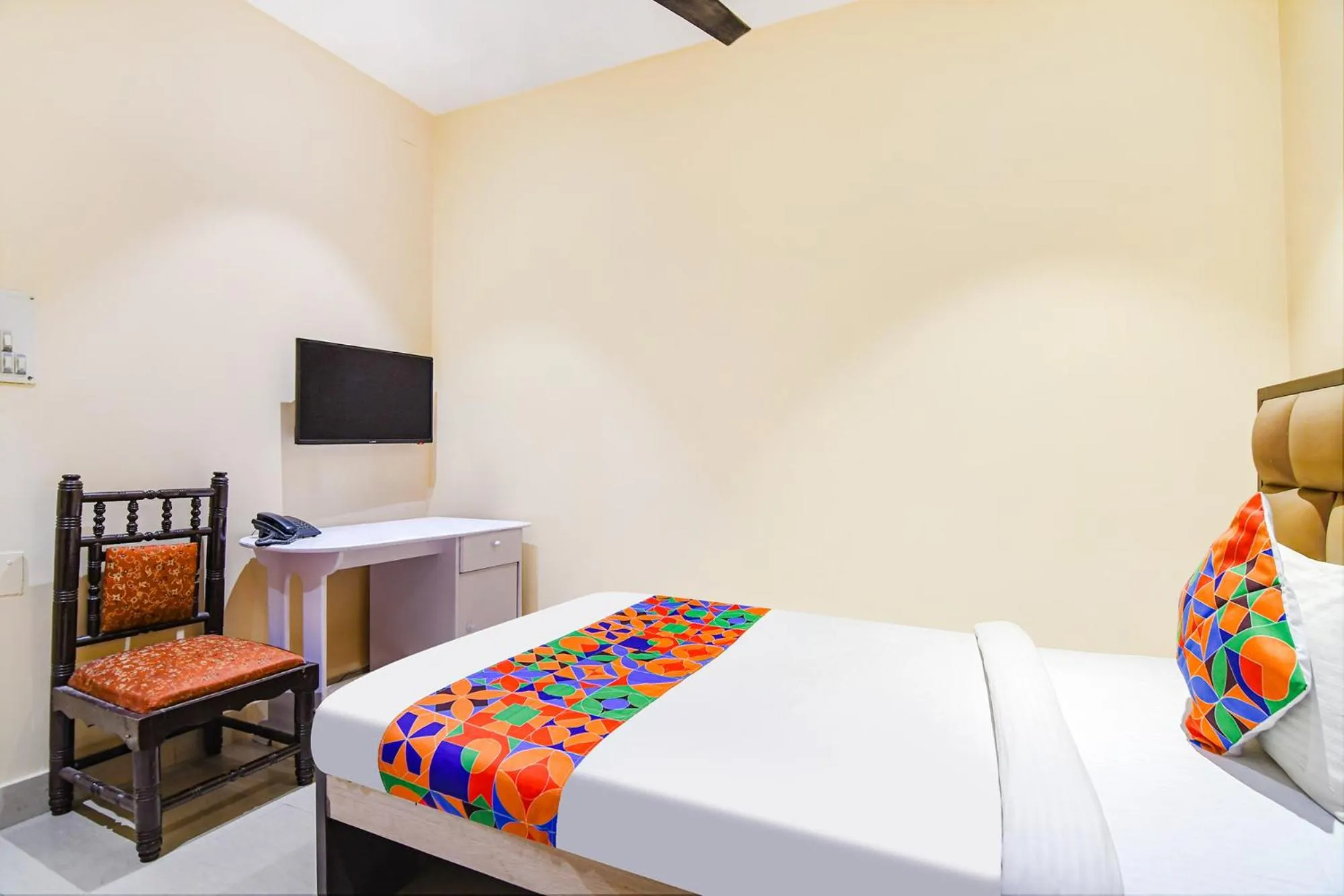 Bed in FabHotel Aayash - Nr City Center Metro Station