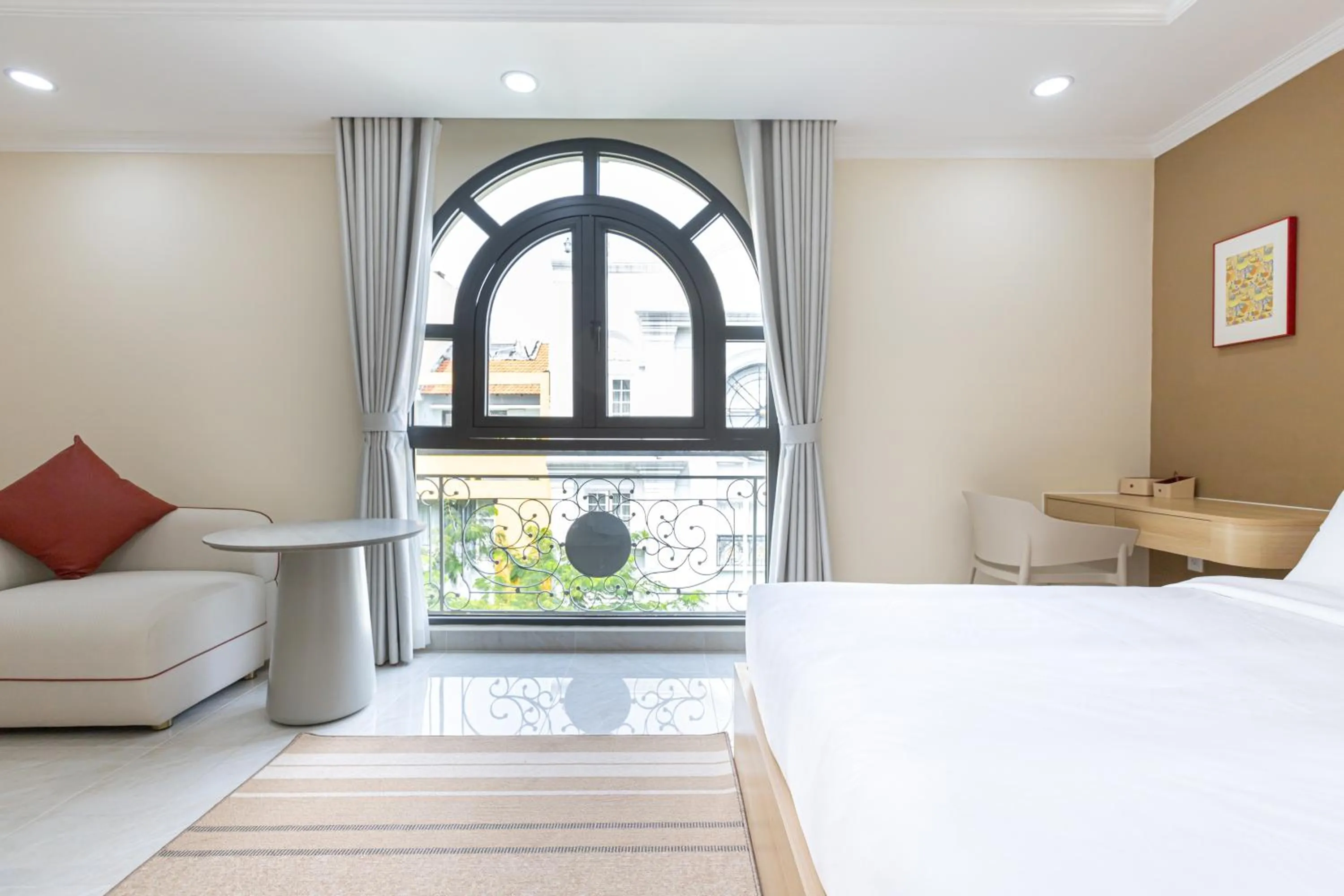 Bed in Shankee Hotel VN