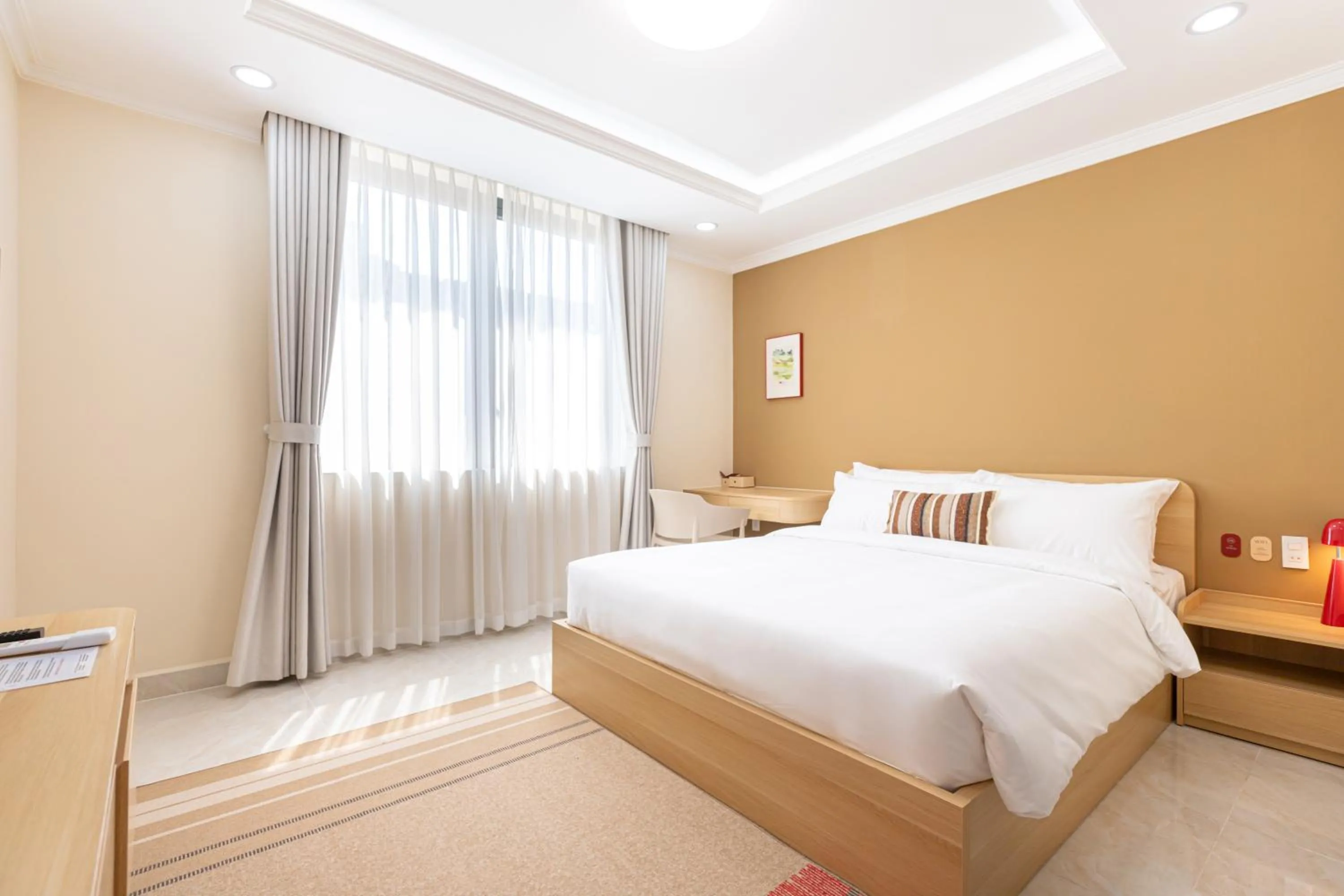 Bed in Shankee Hotel VN
