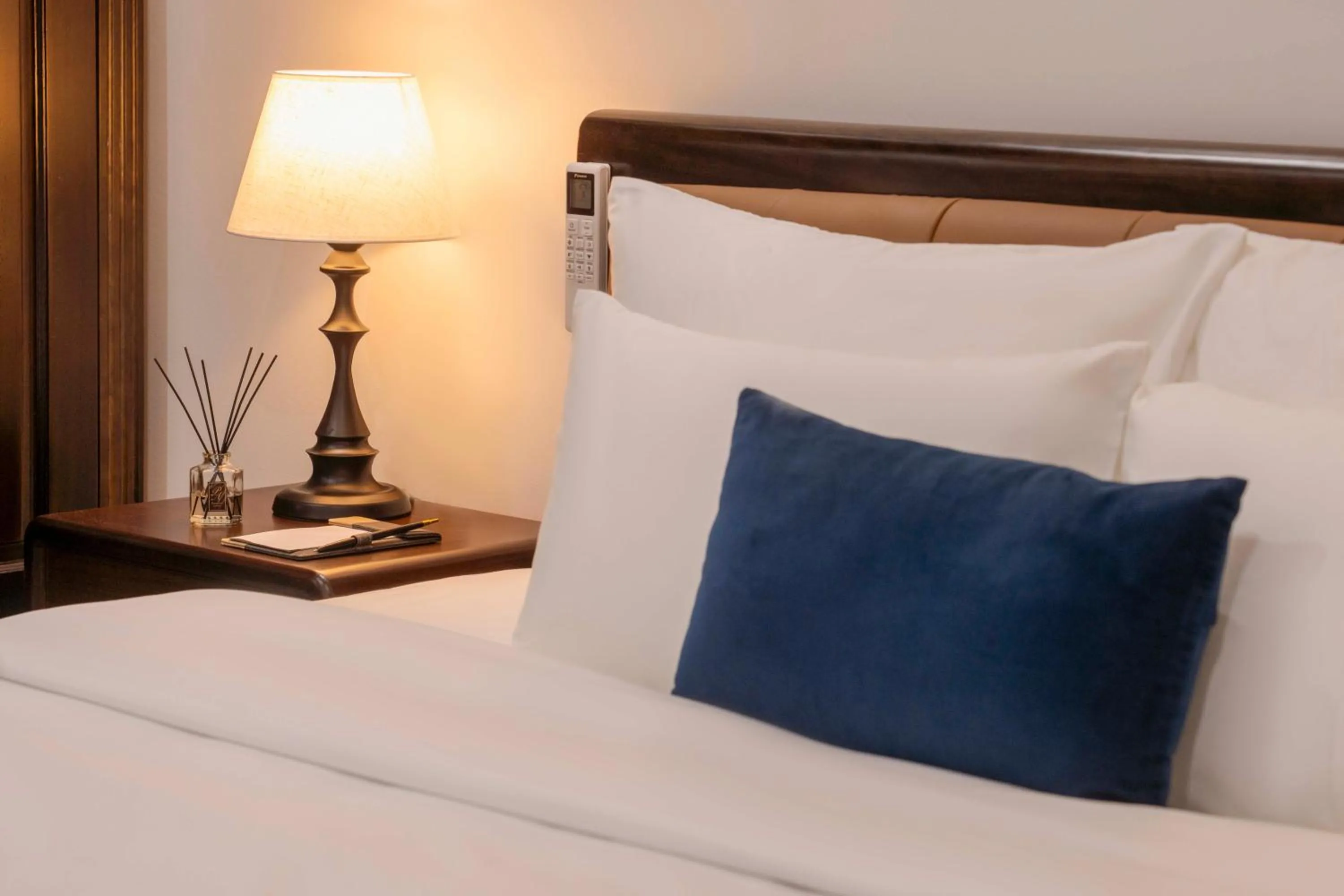 Bed in Hai An Hotel Suites Ha Noi