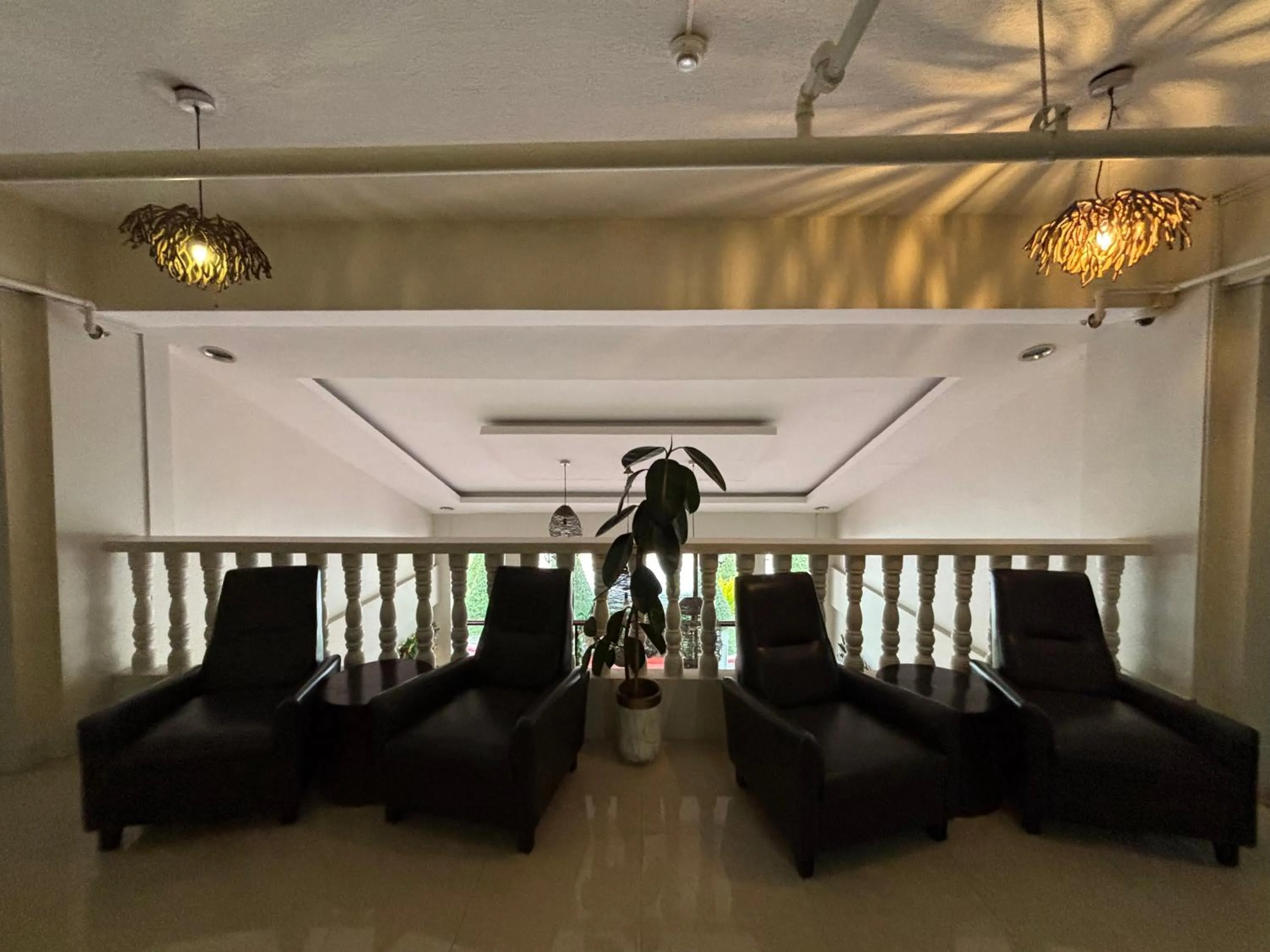 Seating area in D' Leonor Inland Resort and Adventure Park