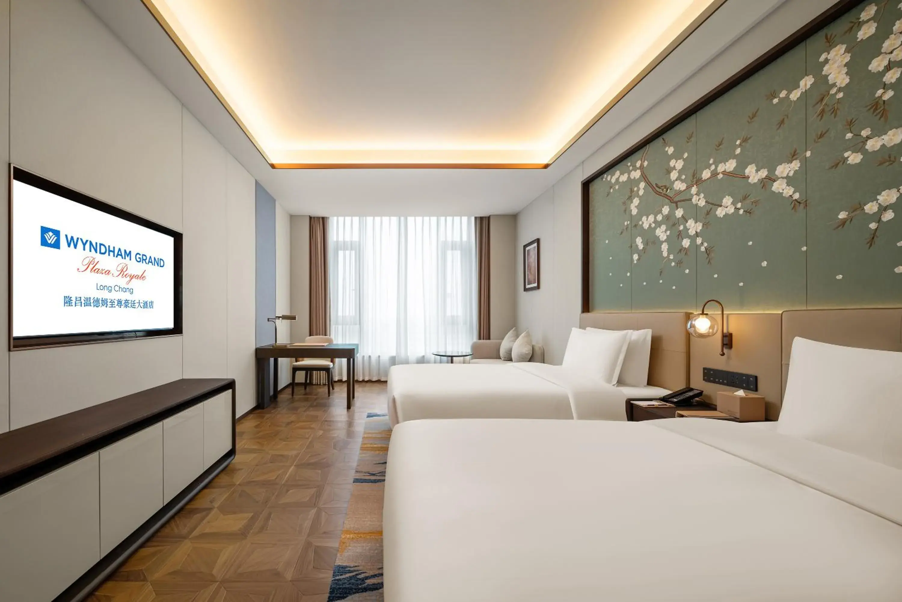 Hollywood Twin Room - Non-Smoking in Wyndham Grand Plaza Royale Longchang Hollywood Twin Room - Non-Smoking in Wyndham Grand Plaza Royale Longchang