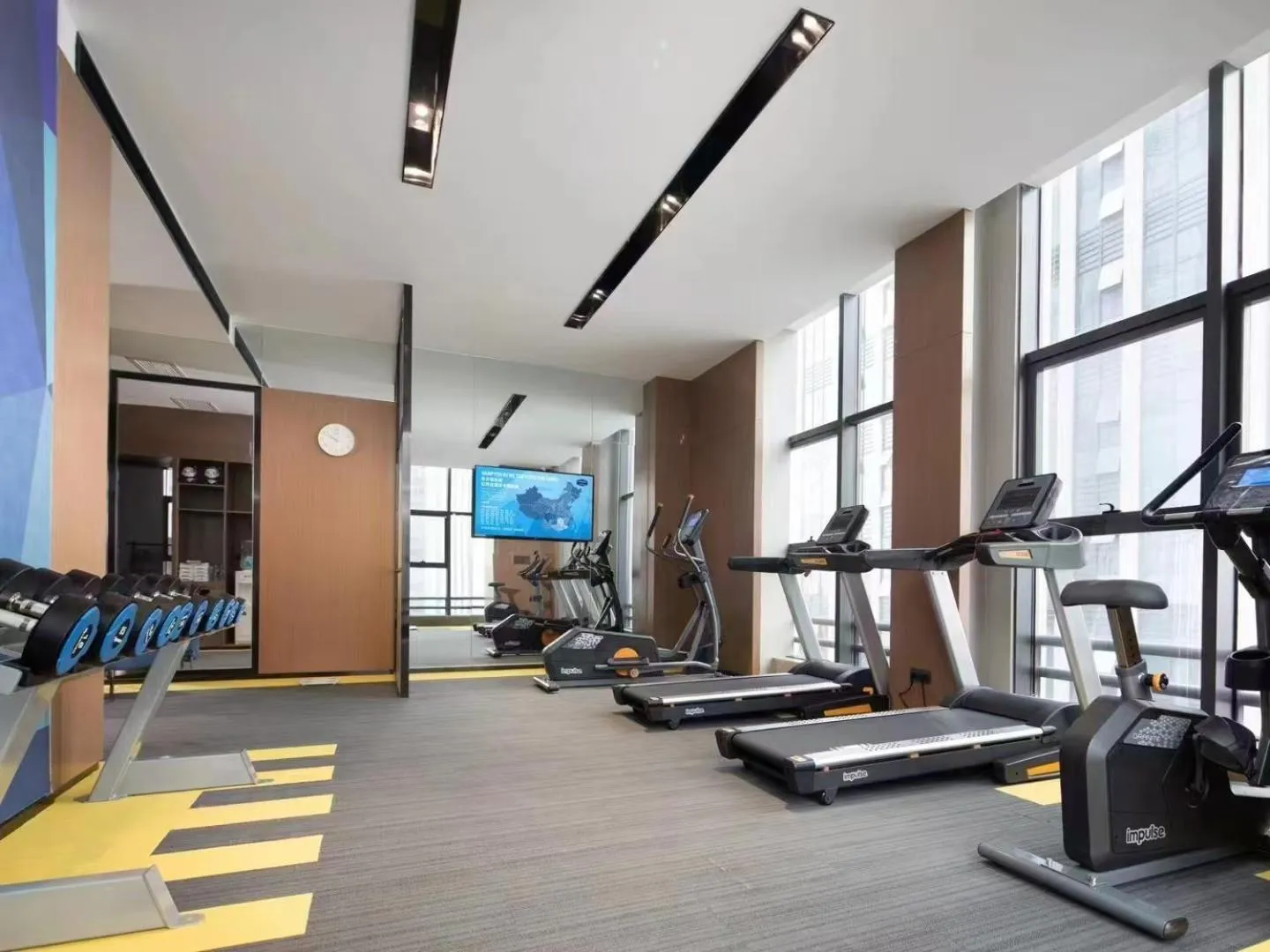Fitness centre/facilities in Hampton by Hilton Hefei West Railway Station
