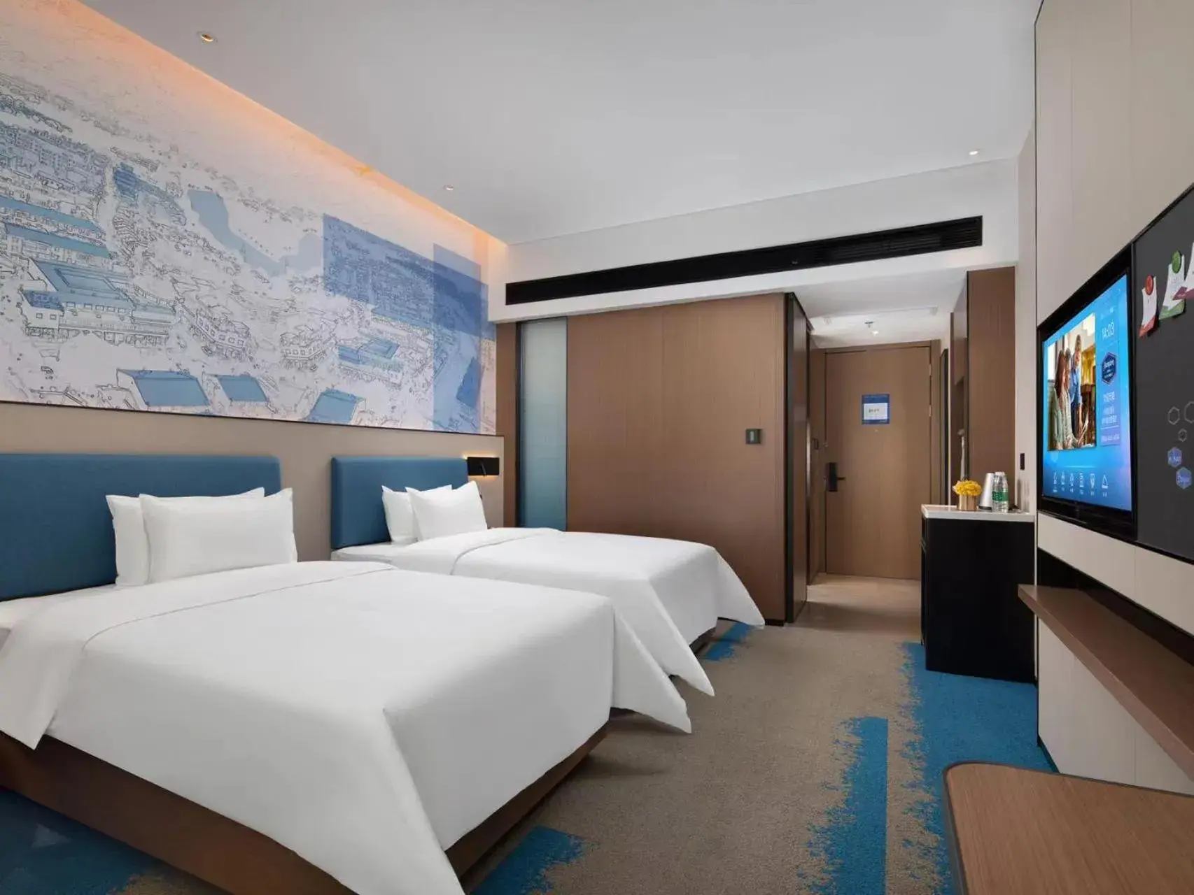 Bed in Hampton by Hilton Hefei West Railway Station Bed in Hampton by Hilton Hefei West Railway Station