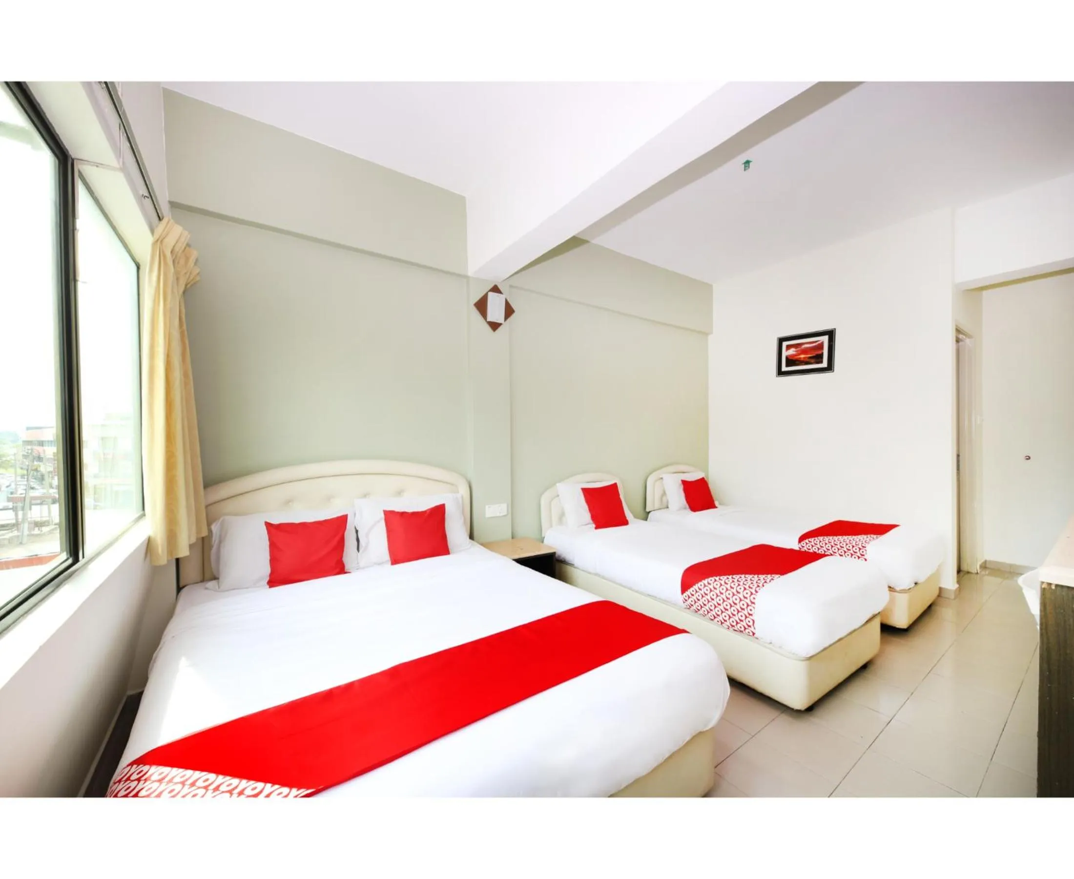 Bed in Hotel O Bahau Near Taisho Mountain Formerly Sri Mutiara Bahau