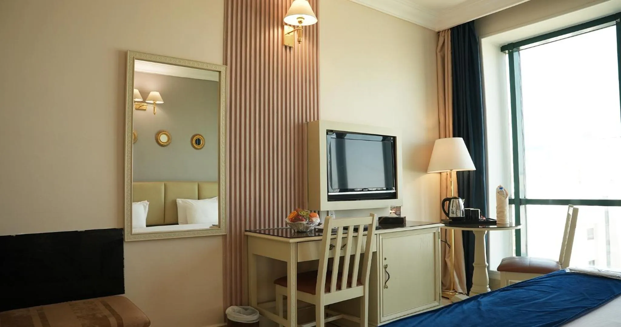 Bed in Amman West Luxury Hotel By Azar