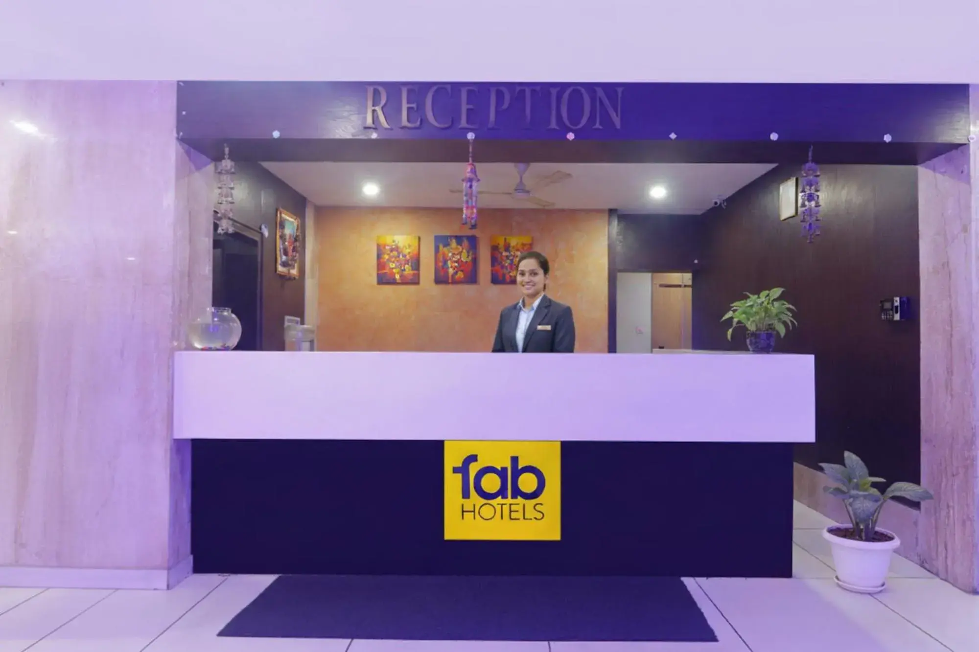 Lobby or reception in FabHotel Keerthi's Anupama - Nr Indira Gandhi Stadium Lobby or reception in FabHotel Keerthi's Anupama - Nr Indira Gandhi Stadium