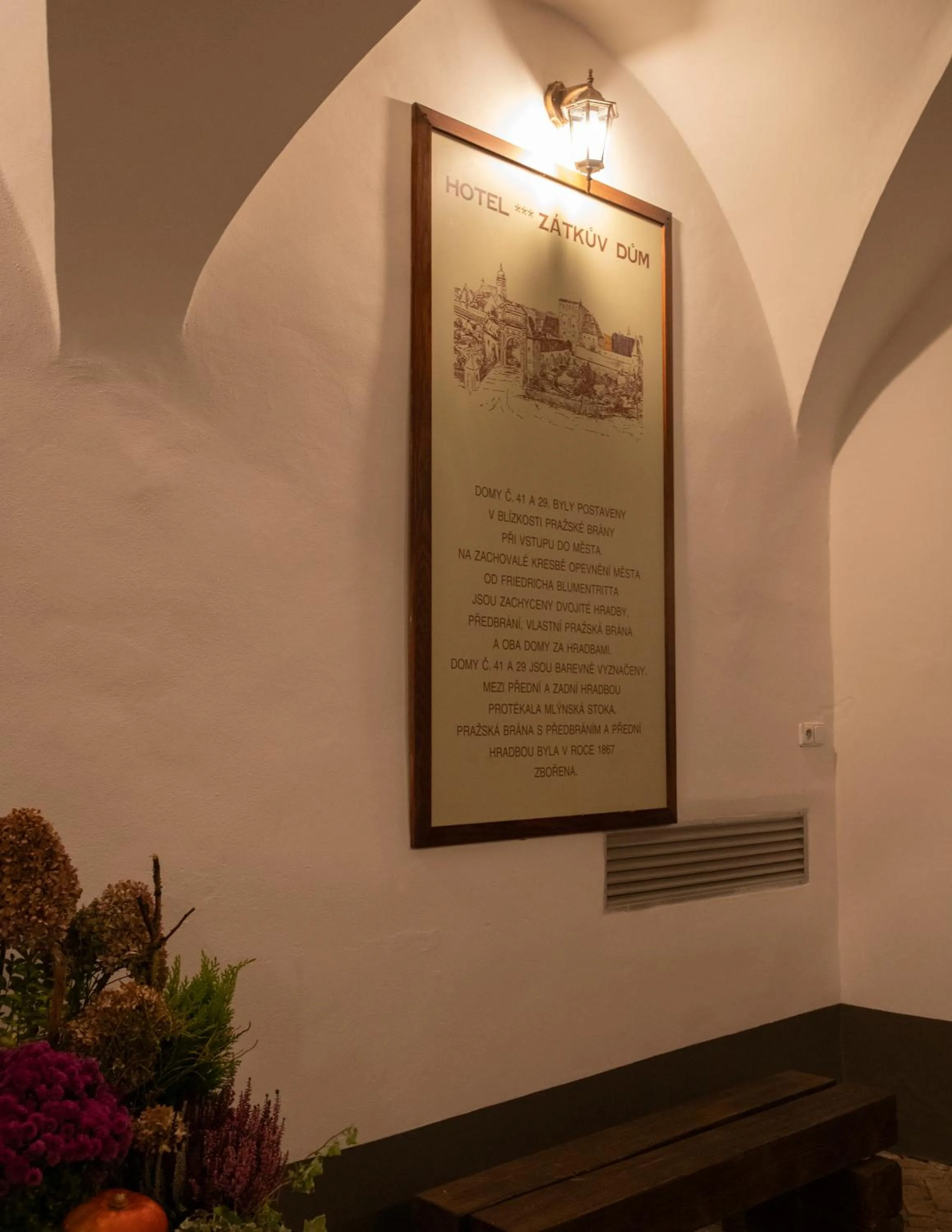 Property building in Hotel Zátkův dům