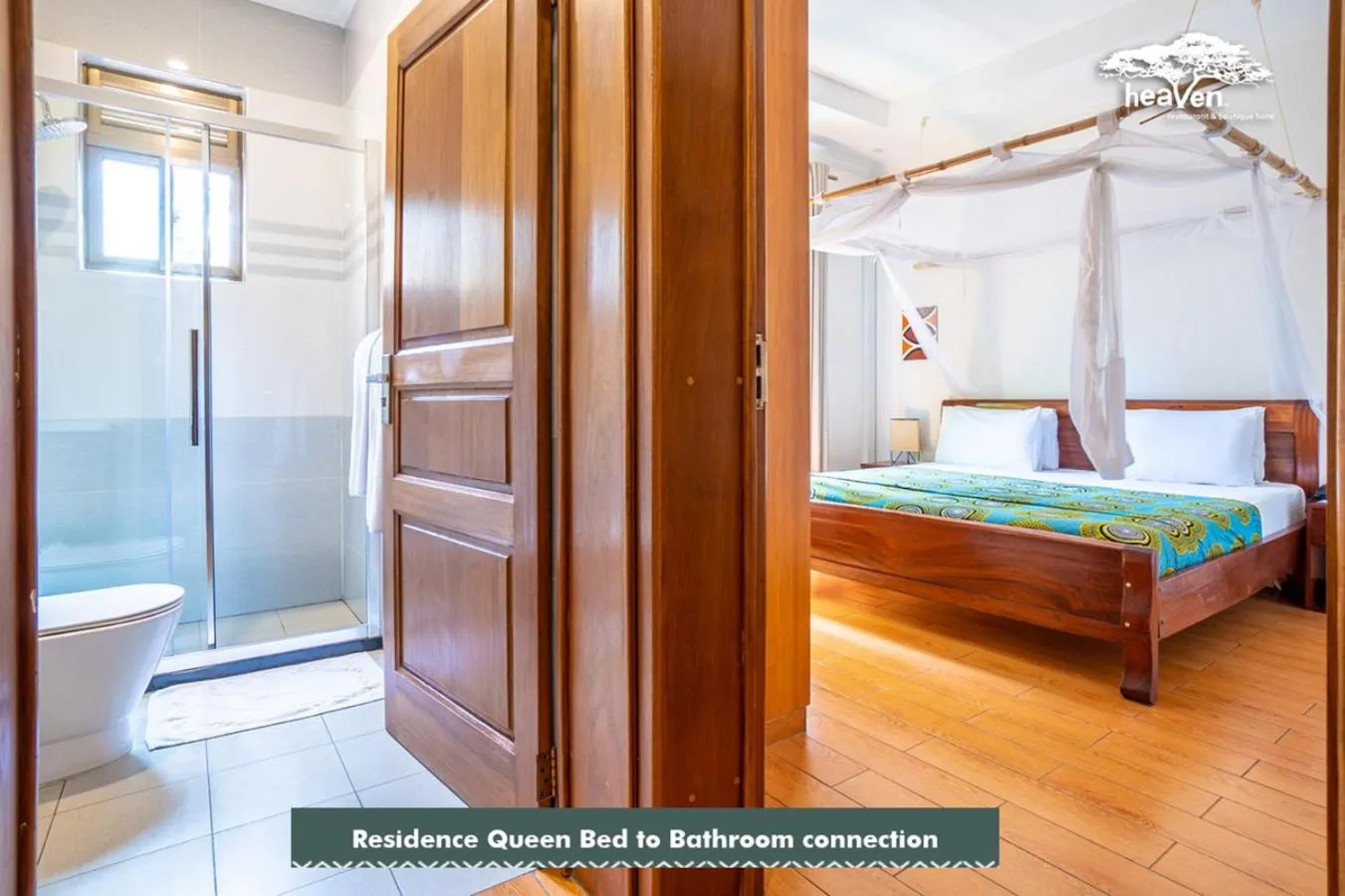 Bathroom, Bed in Heaven Restaurant & Boutique Hotel