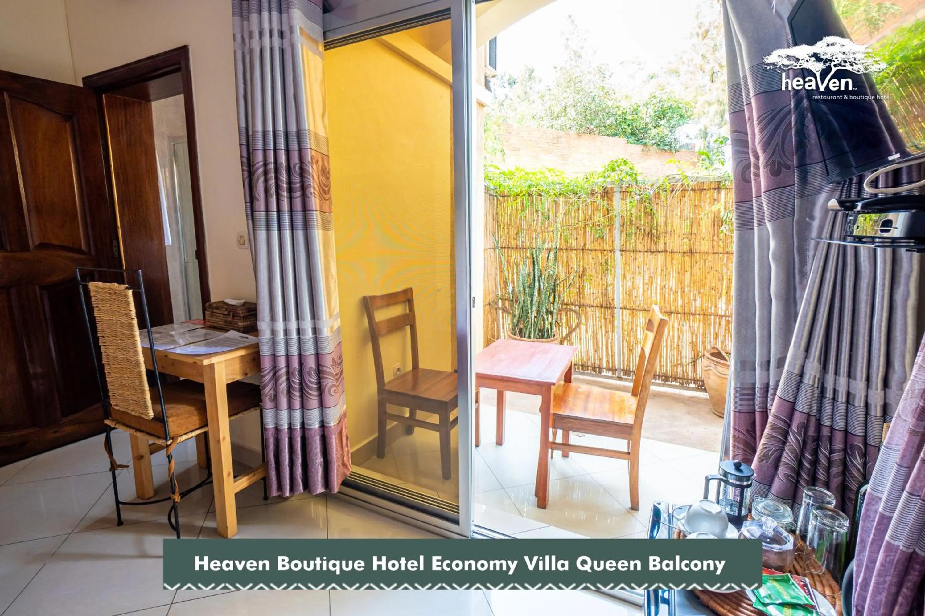 Balcony/Terrace in Heaven Restaurant & Boutique Hotel