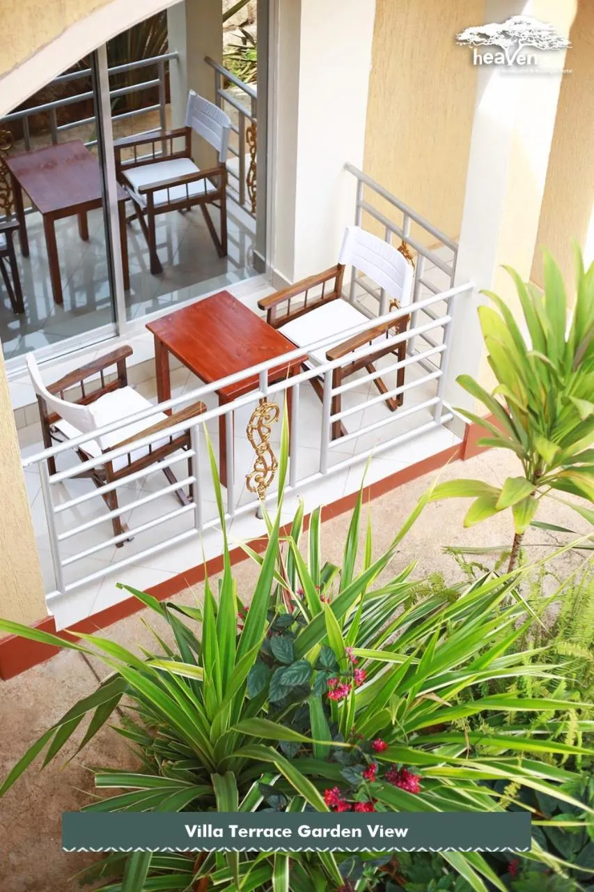 Balcony/Terrace in Heaven Restaurant & Boutique Hotel
