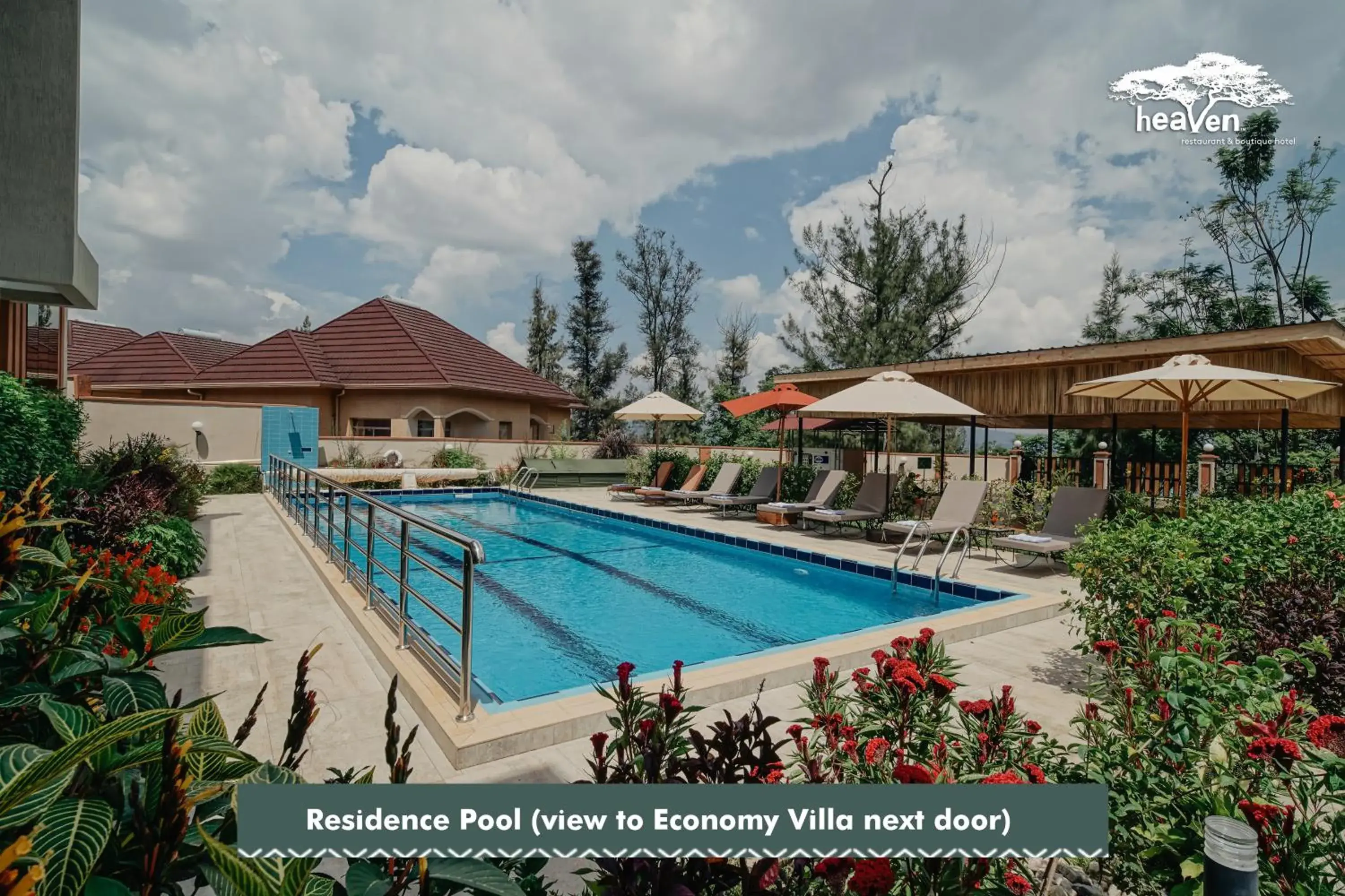 Swimming pool in Heaven Restaurant & Boutique Hotel Swimming pool in Heaven Restaurant & Boutique Hotel