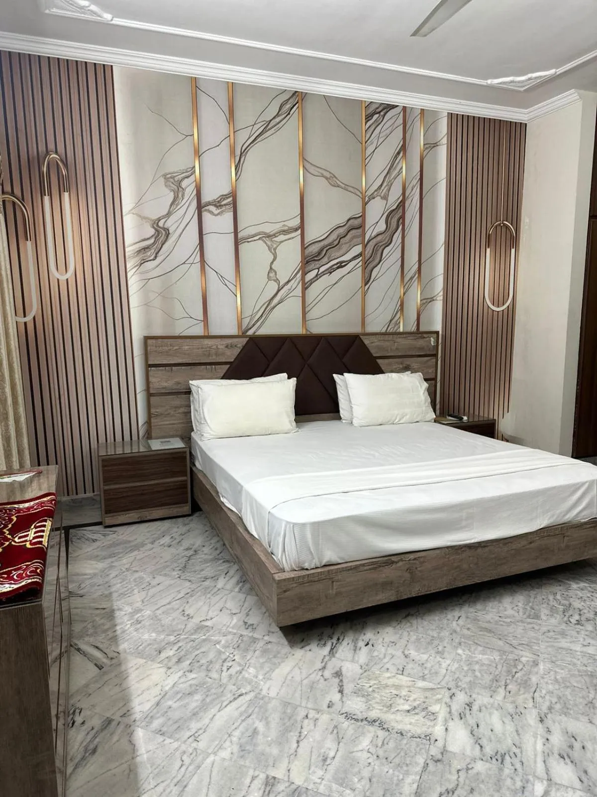 Bed in AK Rezidor Guest House