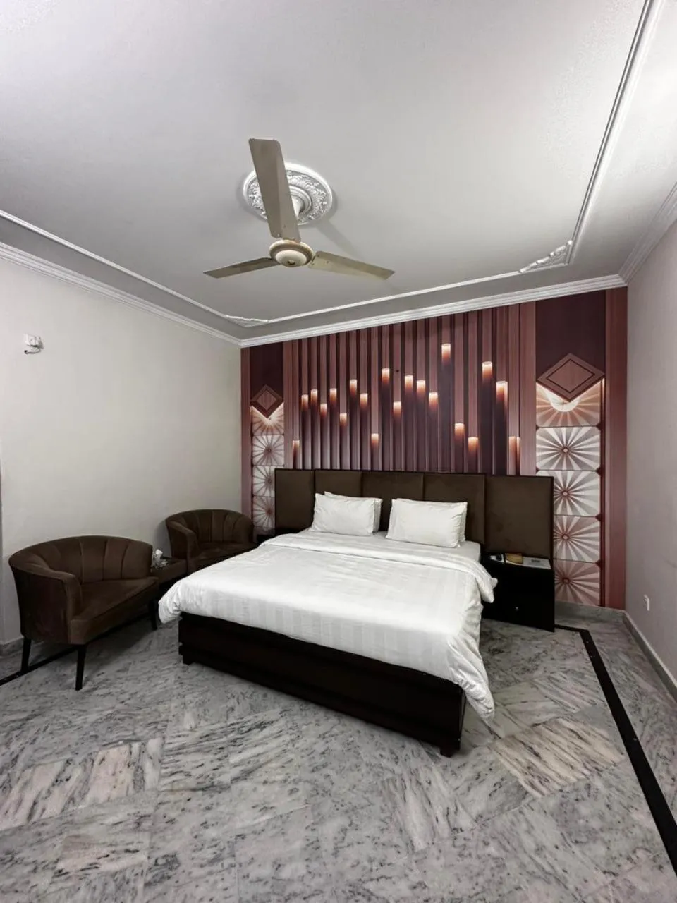 Bed in AK Rezidor Guest House