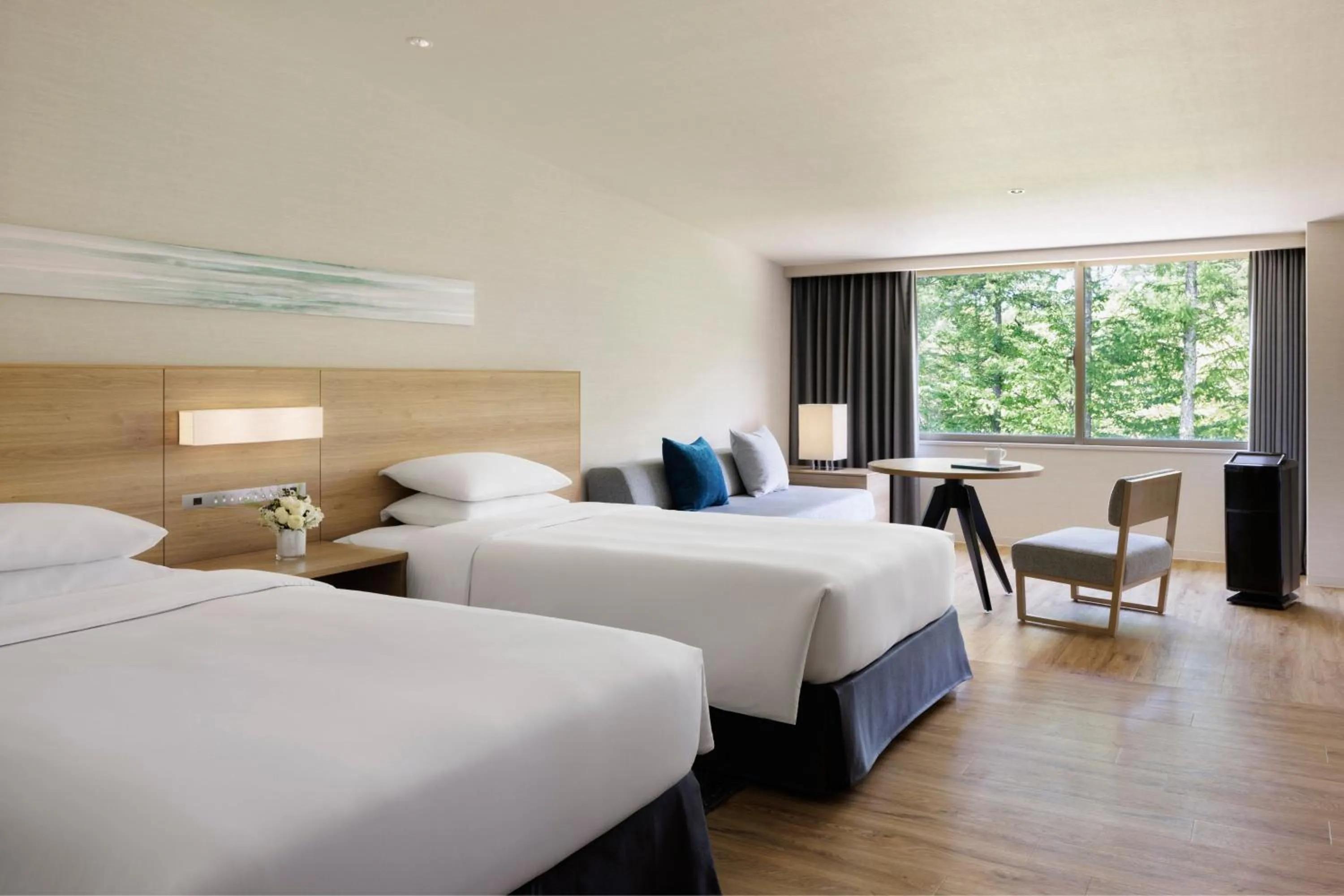 Photo of the whole room, Bed in Fuji Marriott Hotel Lake Yamanaka