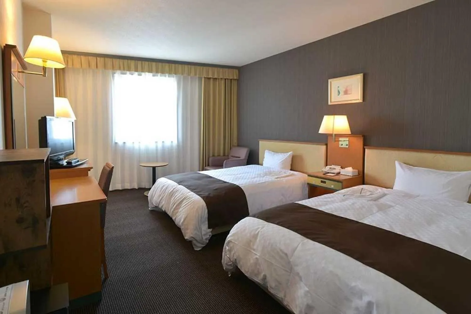 Photo of the whole room, Bed in Blossom Hotel Hirosaki