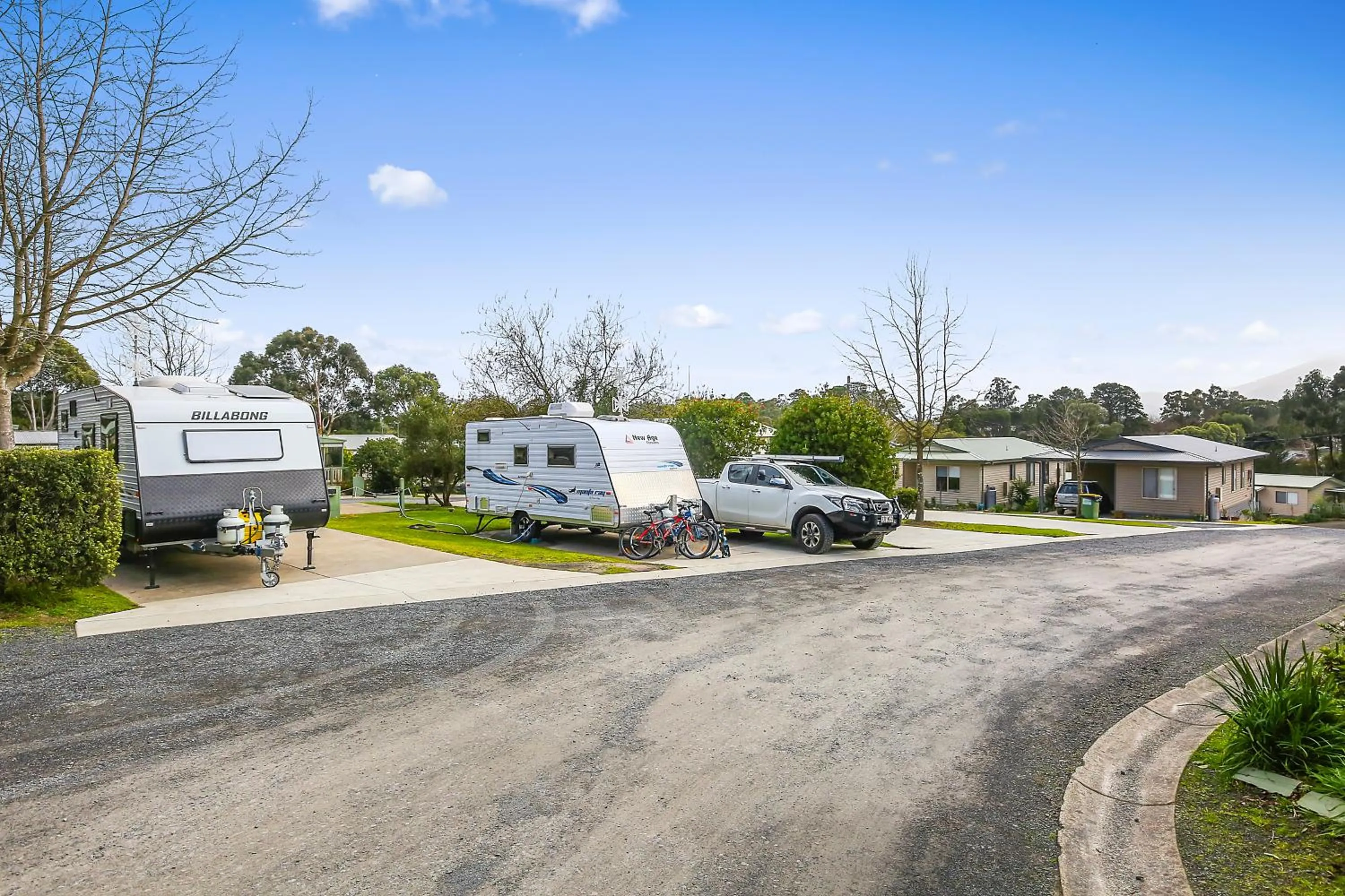 Area and facilities in Enclave at Healesville Holiday Park