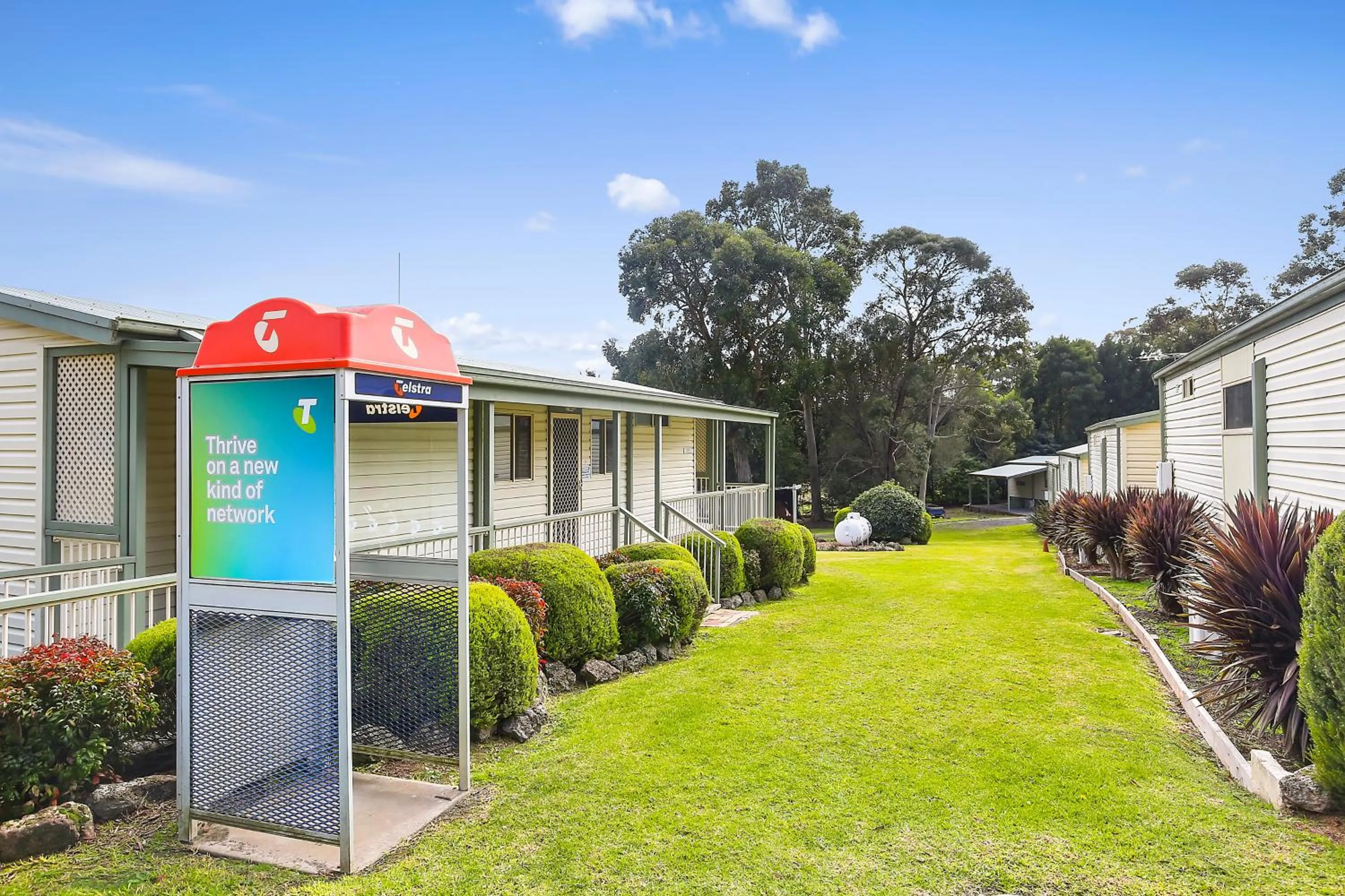 Area and facilities in Enclave at Healesville Holiday Park