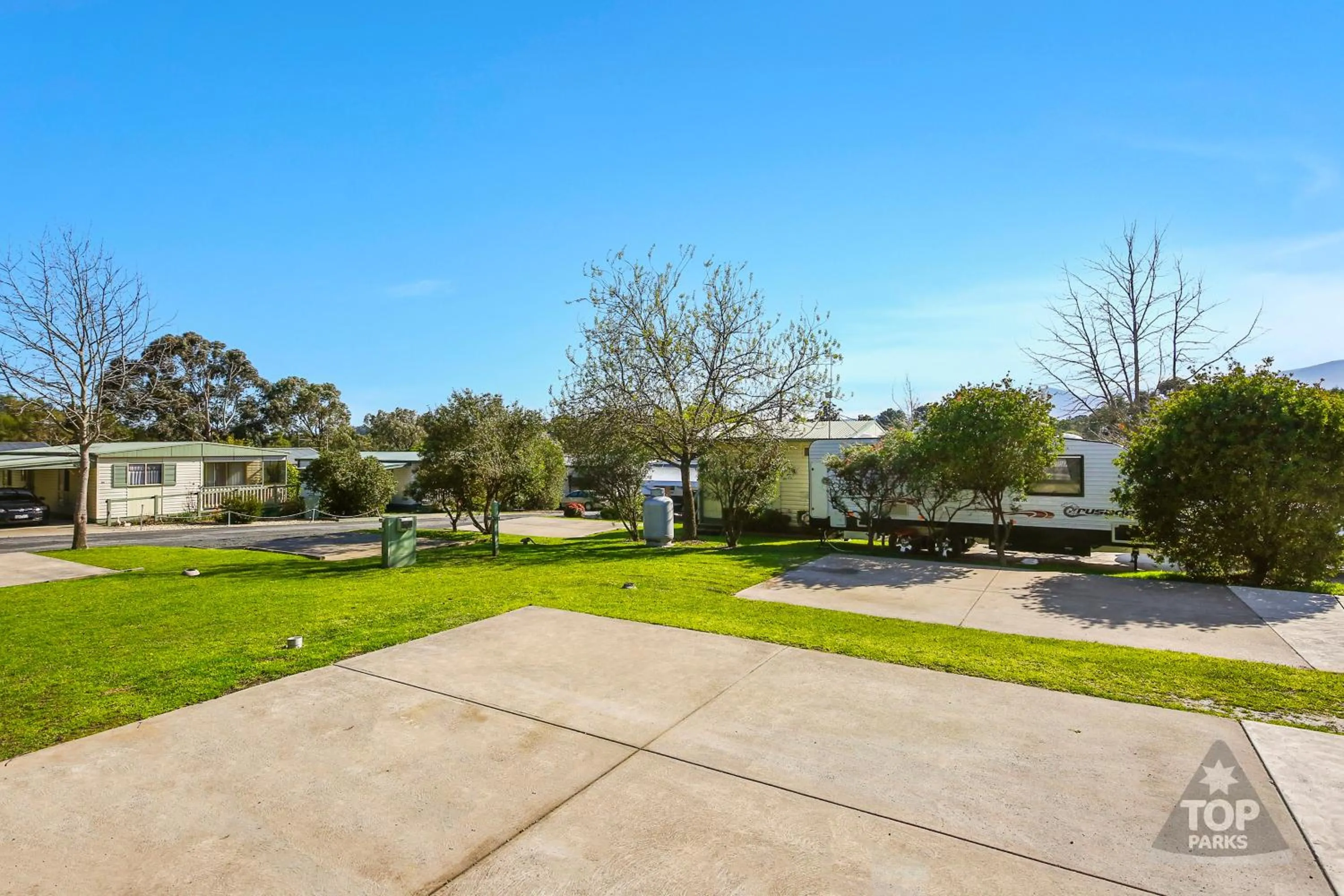 Garden in Enclave at Healesville Holiday Park