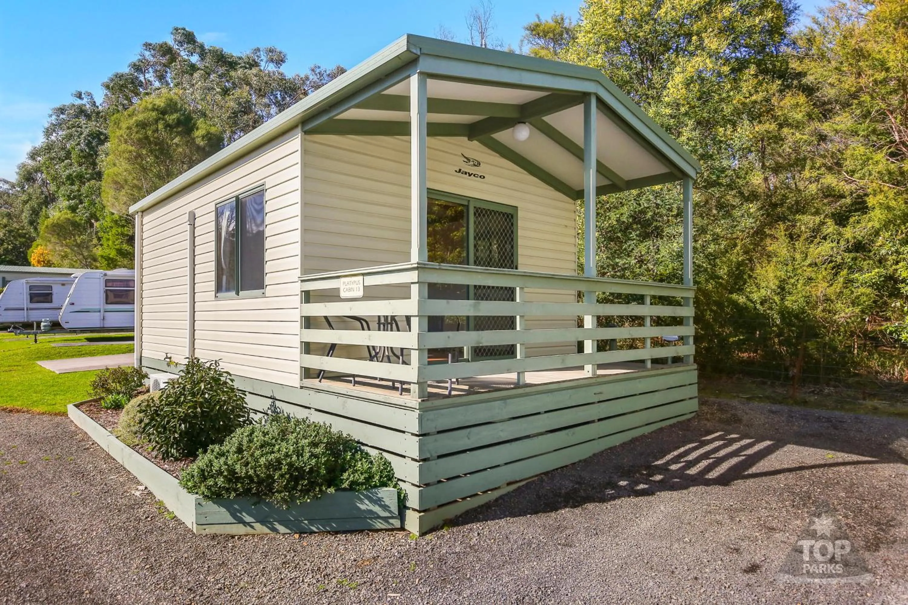 Balcony/Terrace in Enclave at Healesville Holiday Park