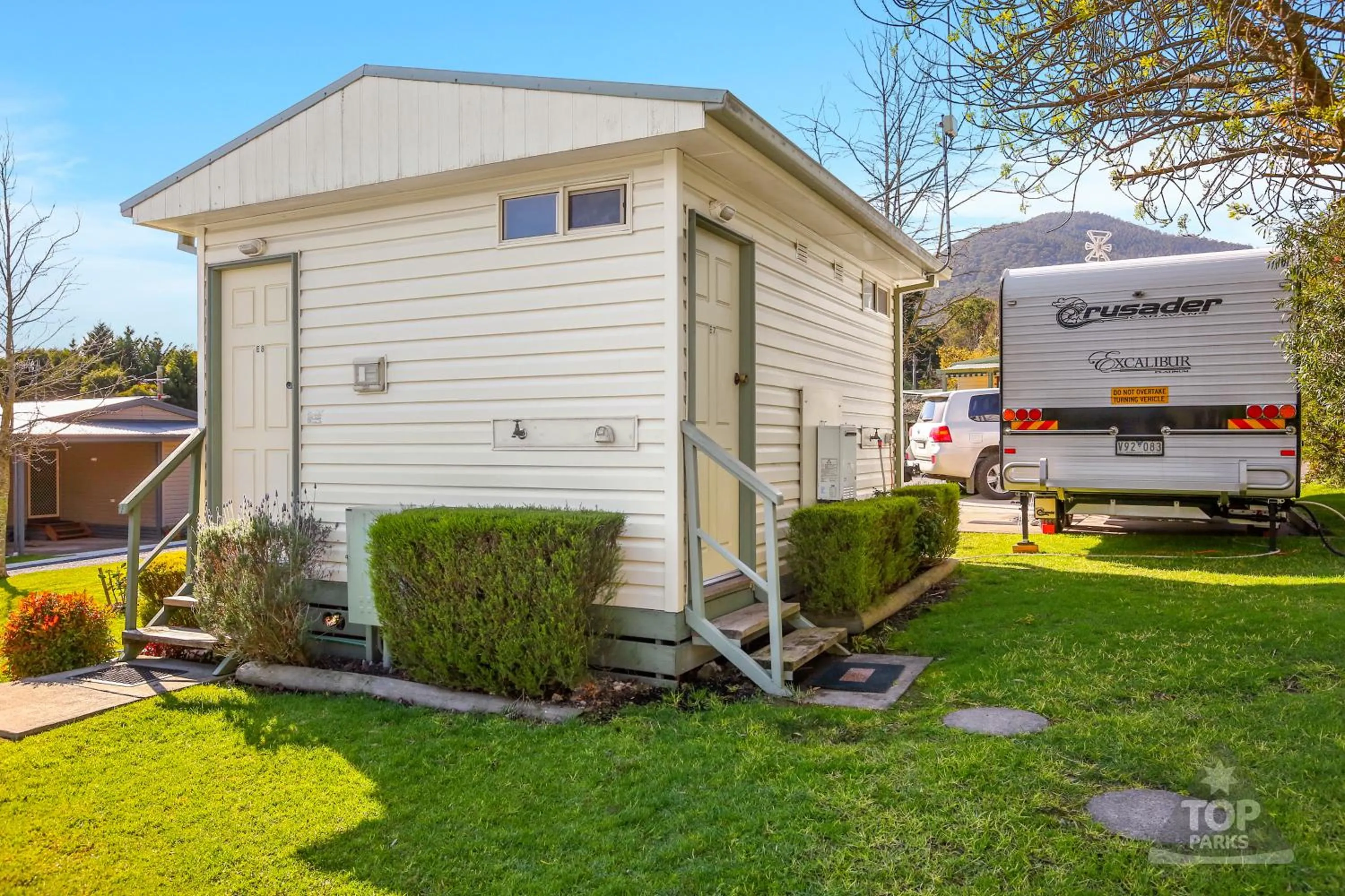 Area and facilities in Enclave at Healesville Holiday Park