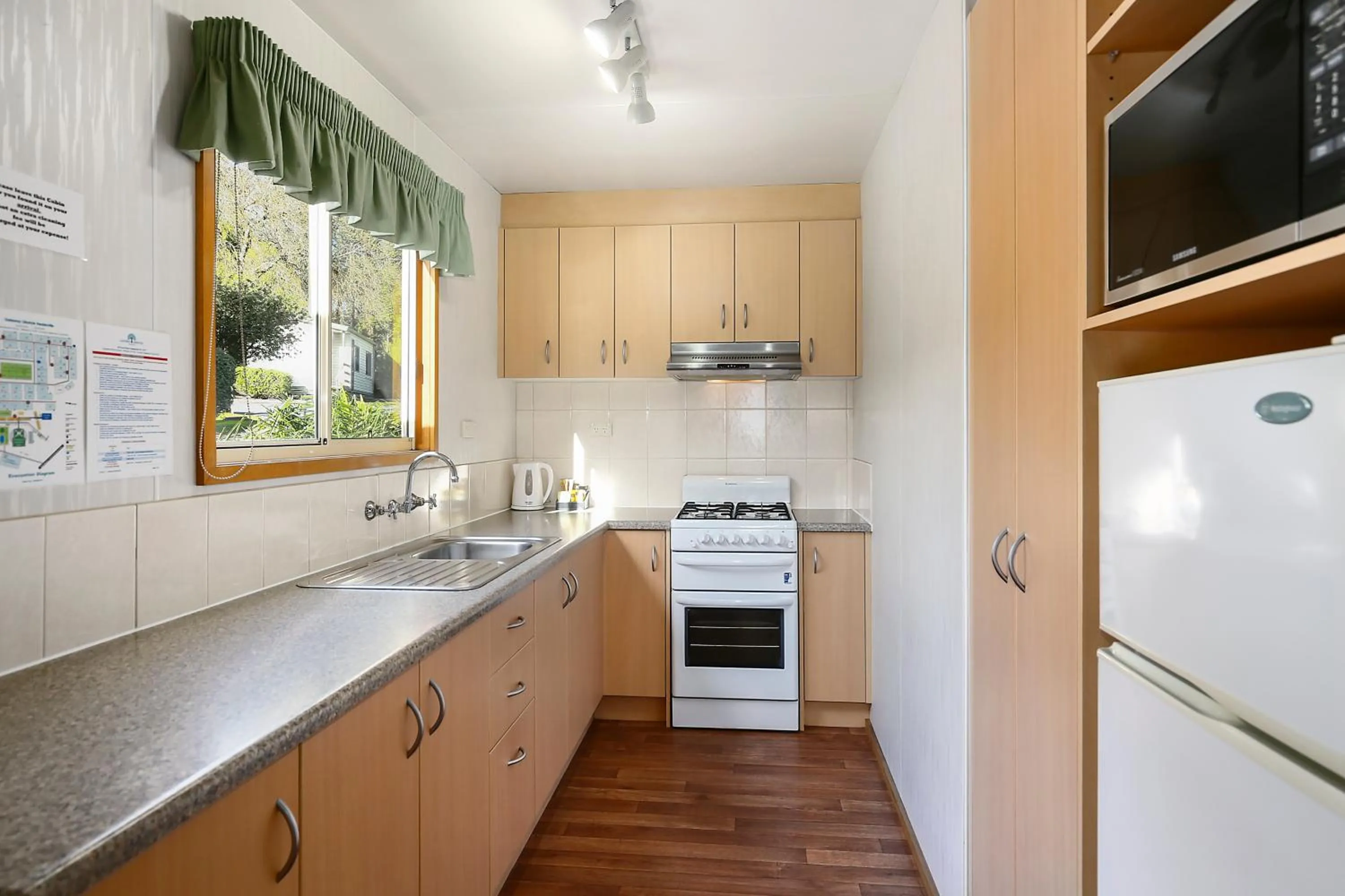 Kitchen or kitchenette in Enclave at Healesville Holiday Park